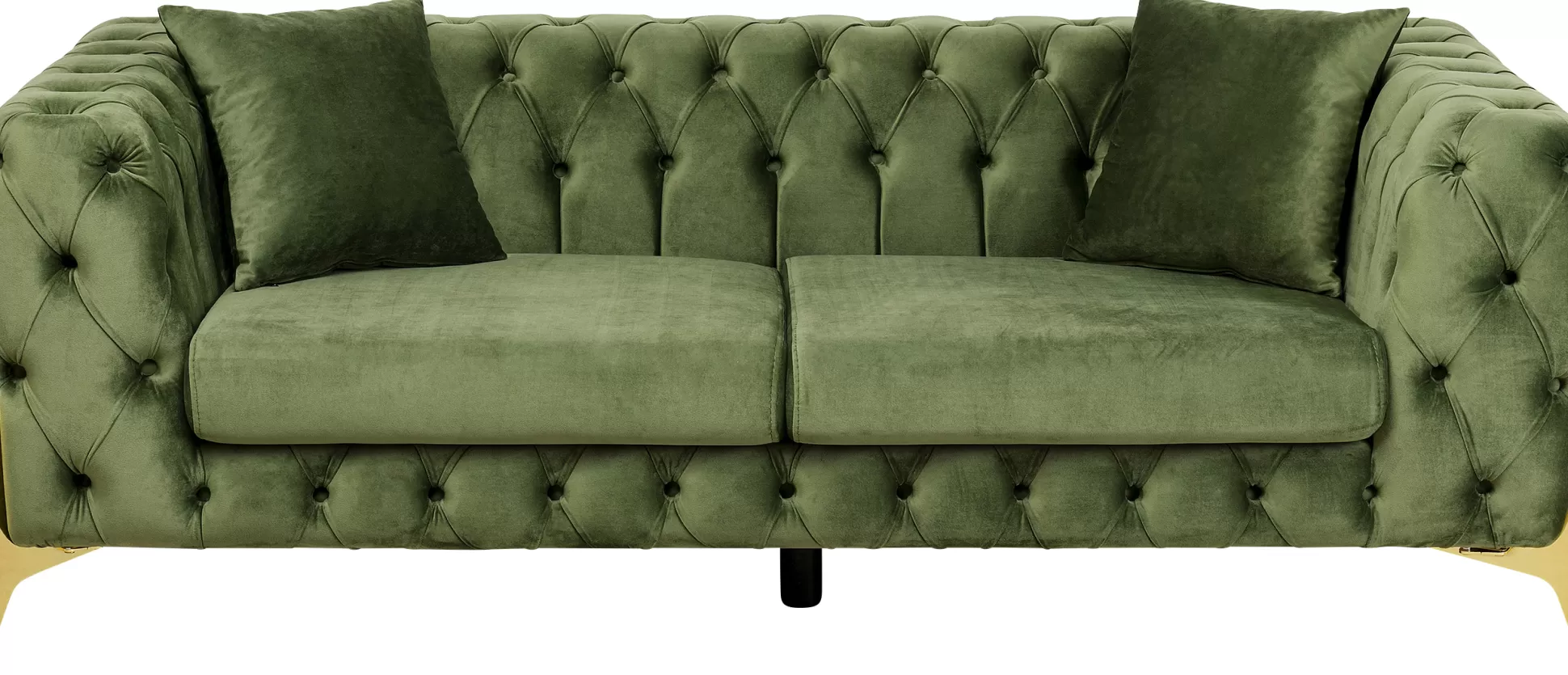 Store Bank Bellissima 2-Seater Velvet Green 200Cm Bankstellen