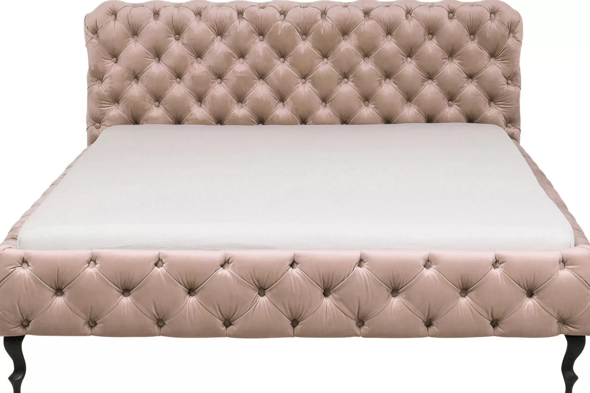 Sale Bed Desire Fluweel Ecru 180X200Cm Bedden