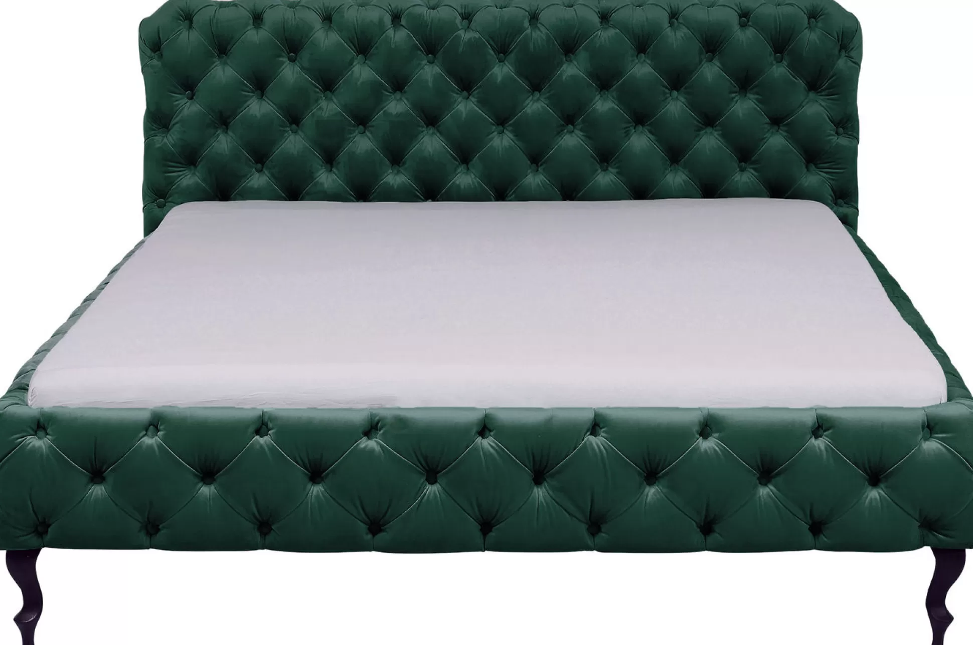 Discount Bed Desire Fluweel Groen 160X200Cm Bedden