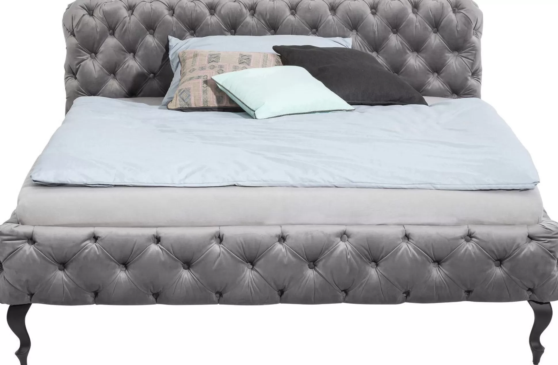 Shop Bed Desire Fluweel Zilvergrijs 160X200Cm Bedden