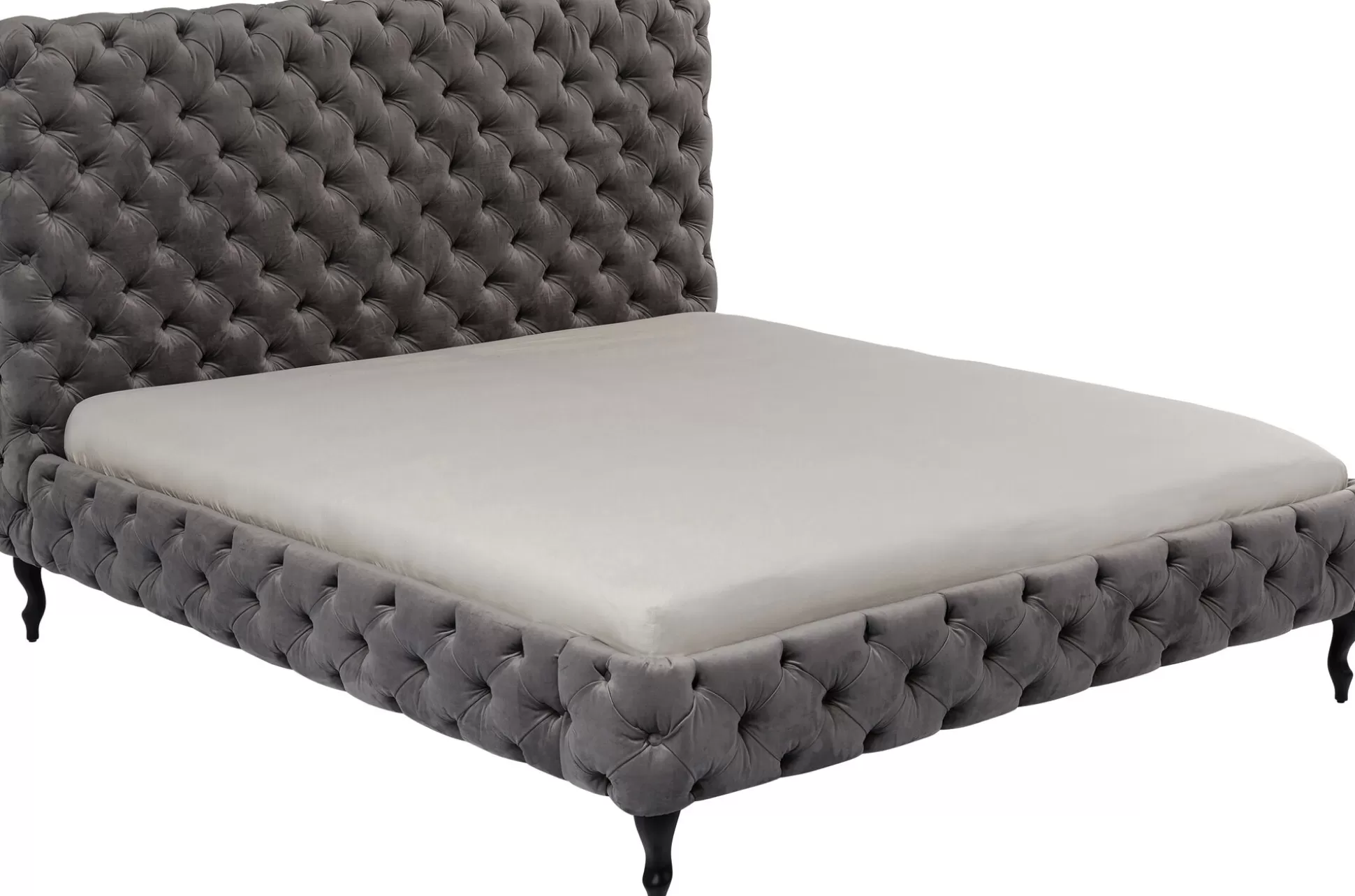 Store Bed Desire Hoog Zilvergrijs 160X200Cm Bedden