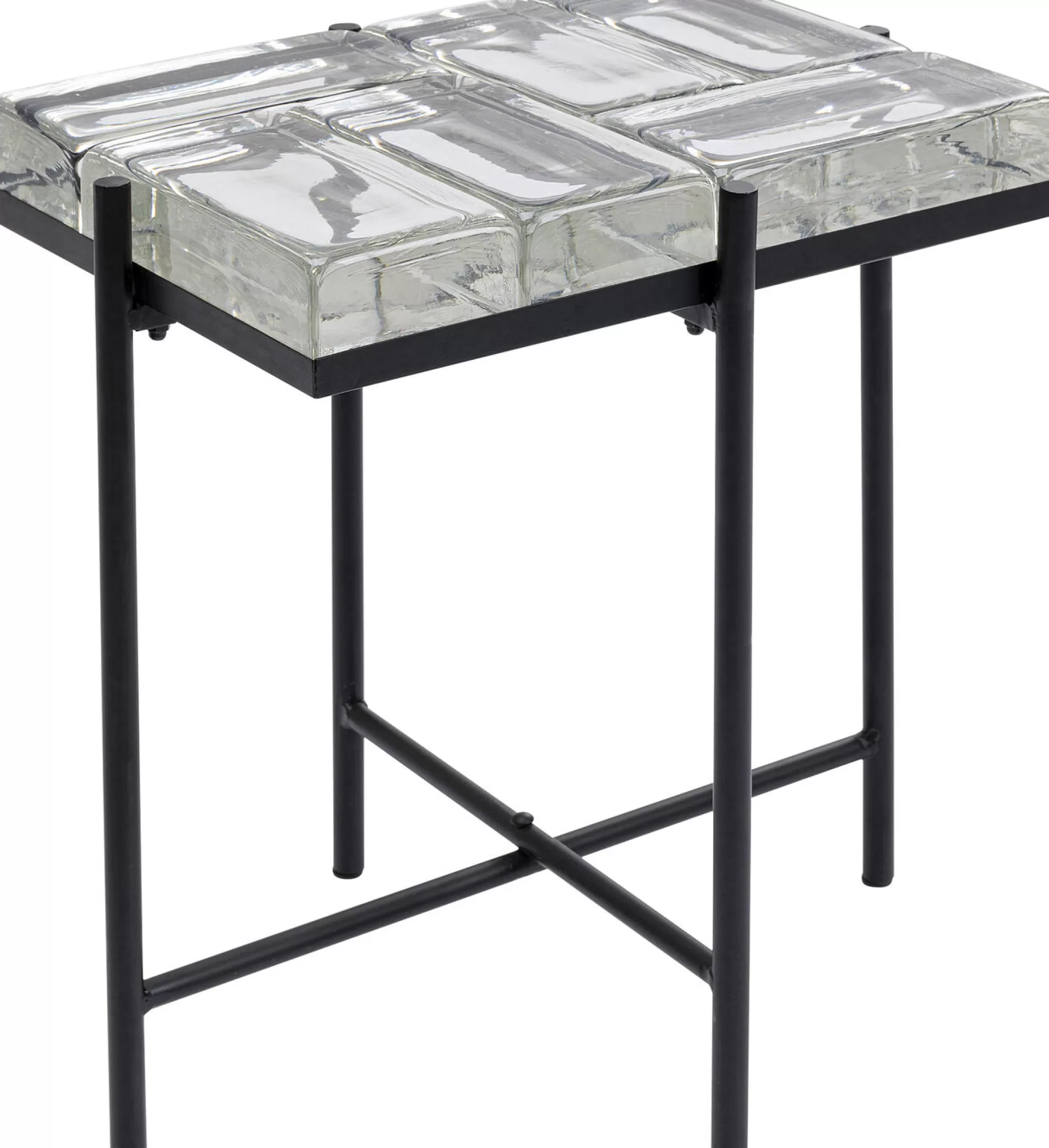 Sale Bijzettafel Iceline Black 43X33Cm Salontafels