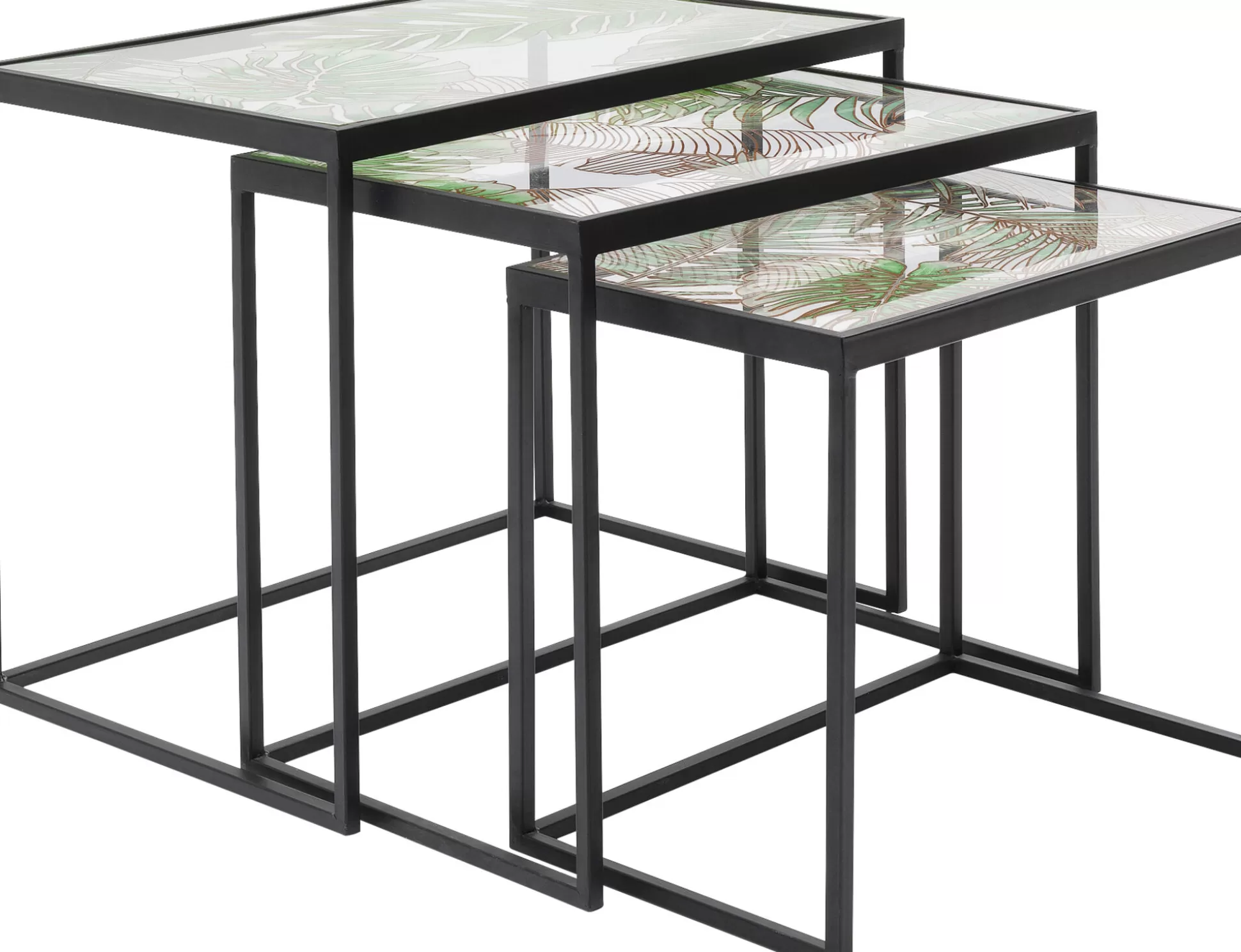 Cheap Bijzettafel Jungle (Set Van 3) Salontafels