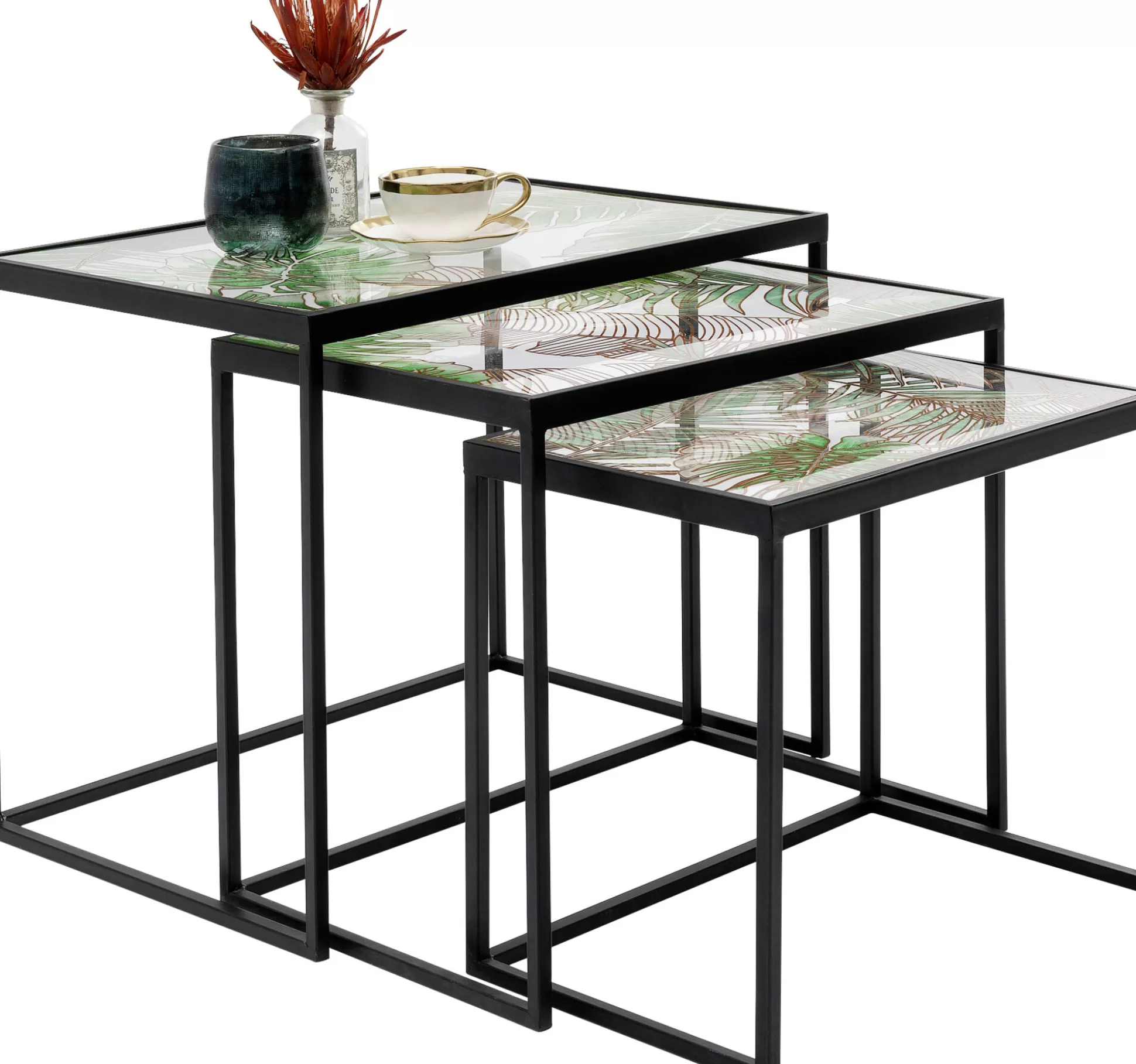 Cheap Bijzettafel Jungle (Set Van 3) Salontafels