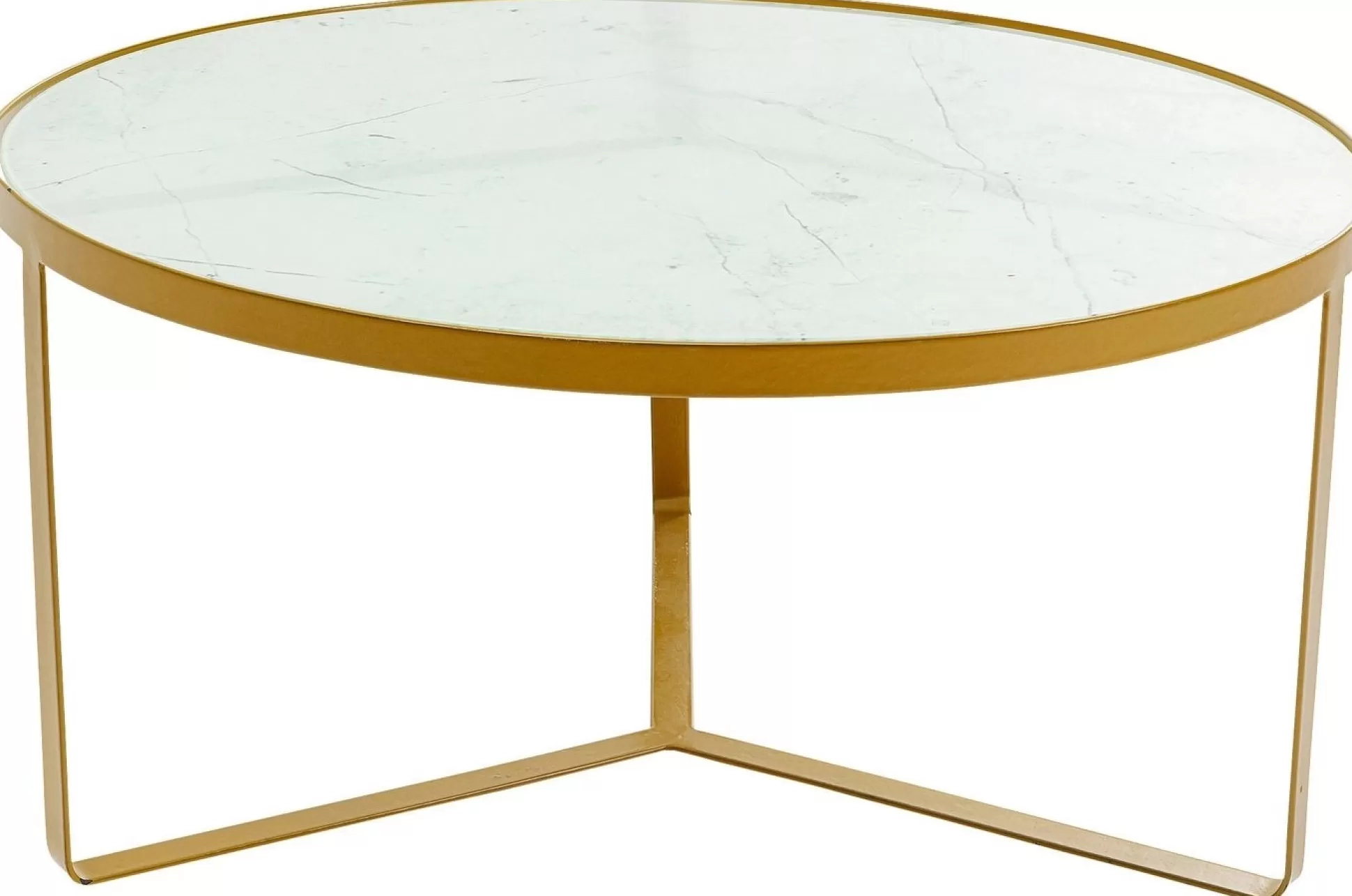 Flash Sale Bijzettafel Marmer Goud O55 Salontafels