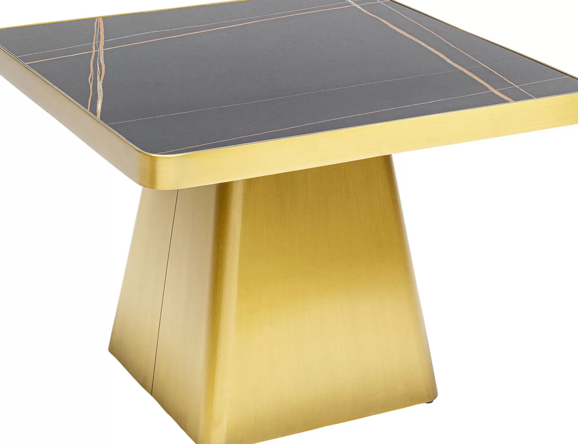 Online Bijzettafel Miler Gold 60X60Cm Salontafels