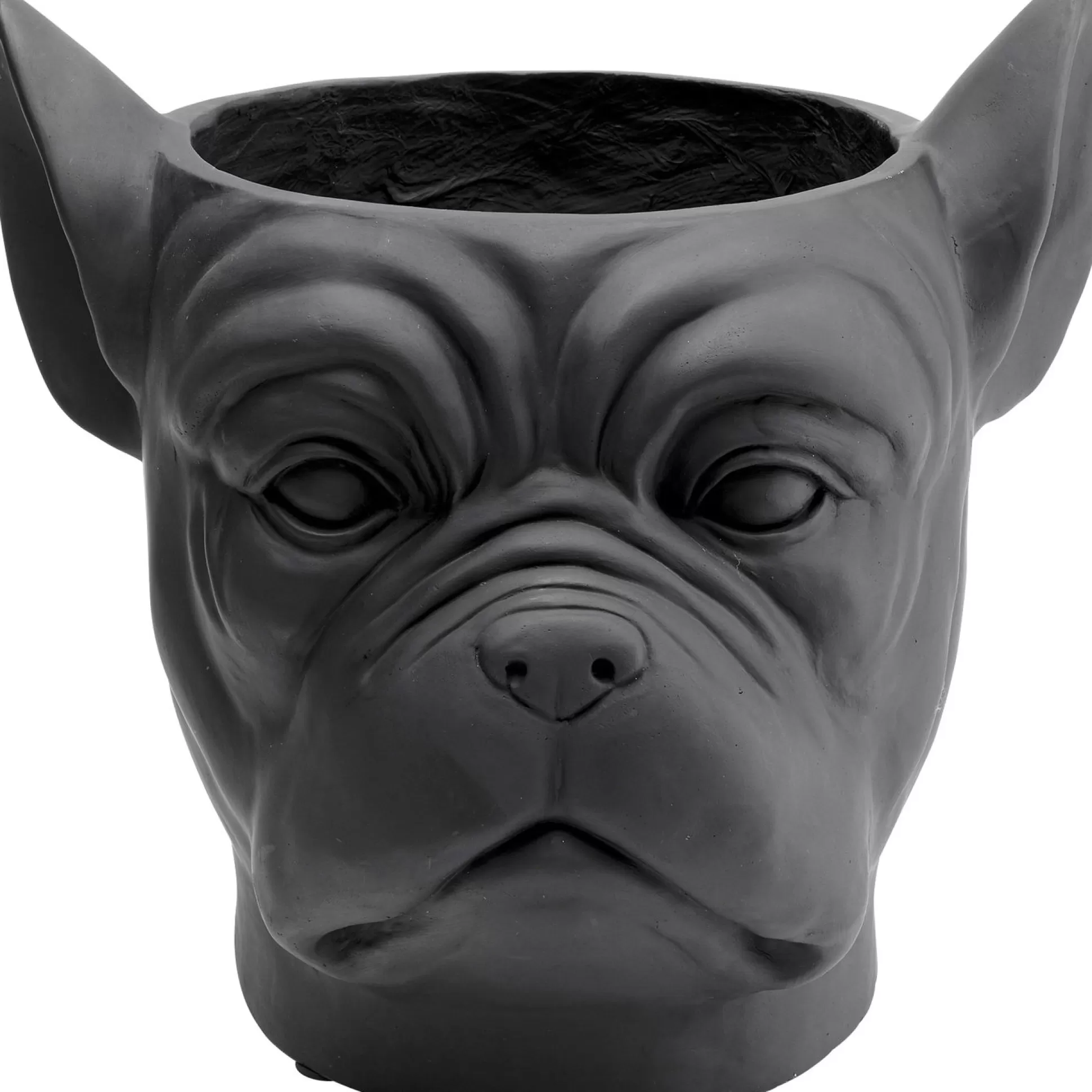 Clearance Bloempot Bulldog Zwart Bloempotten