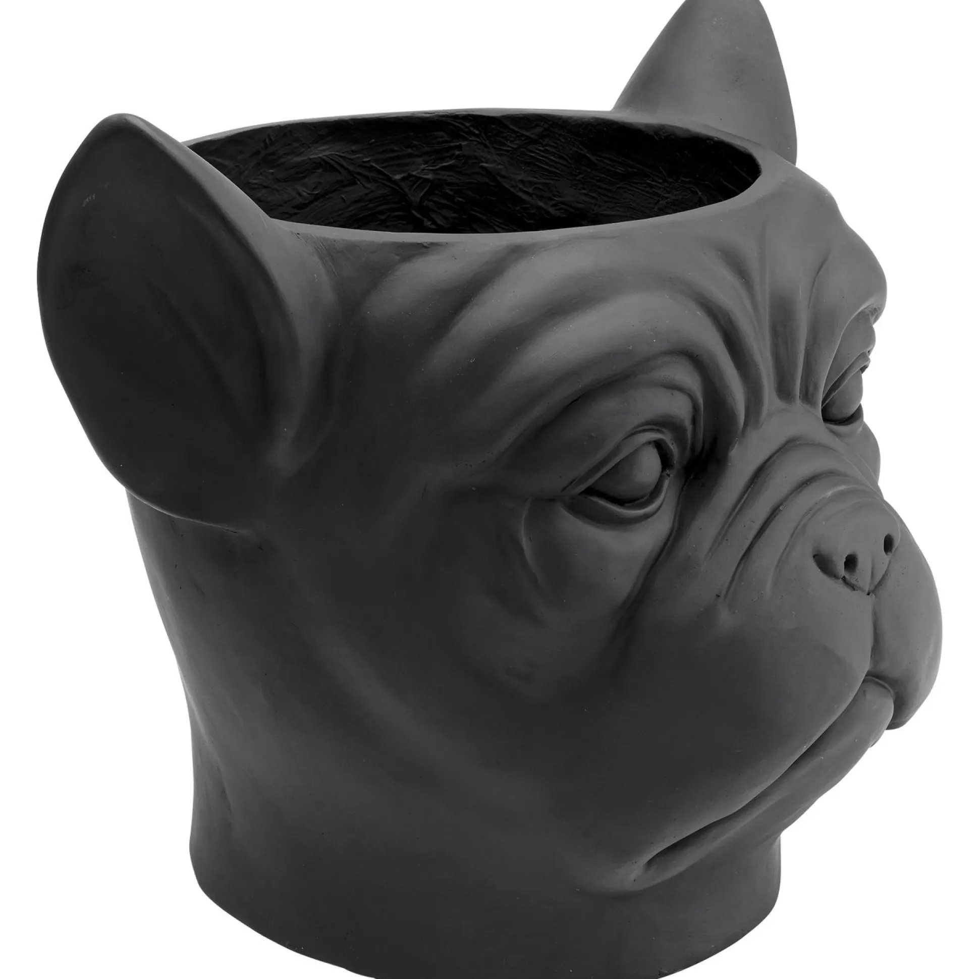 Clearance Bloempot Bulldog Zwart Bloempotten