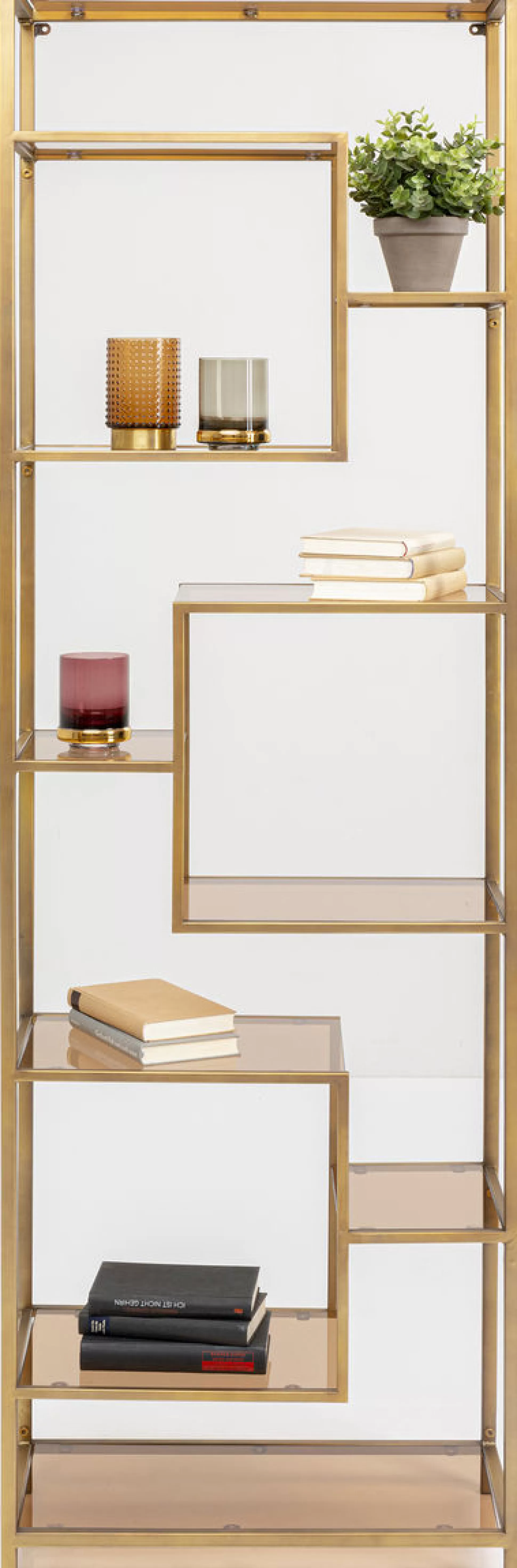 Shop Boekenkast Loft Goud 195X60Cm Wandrekken