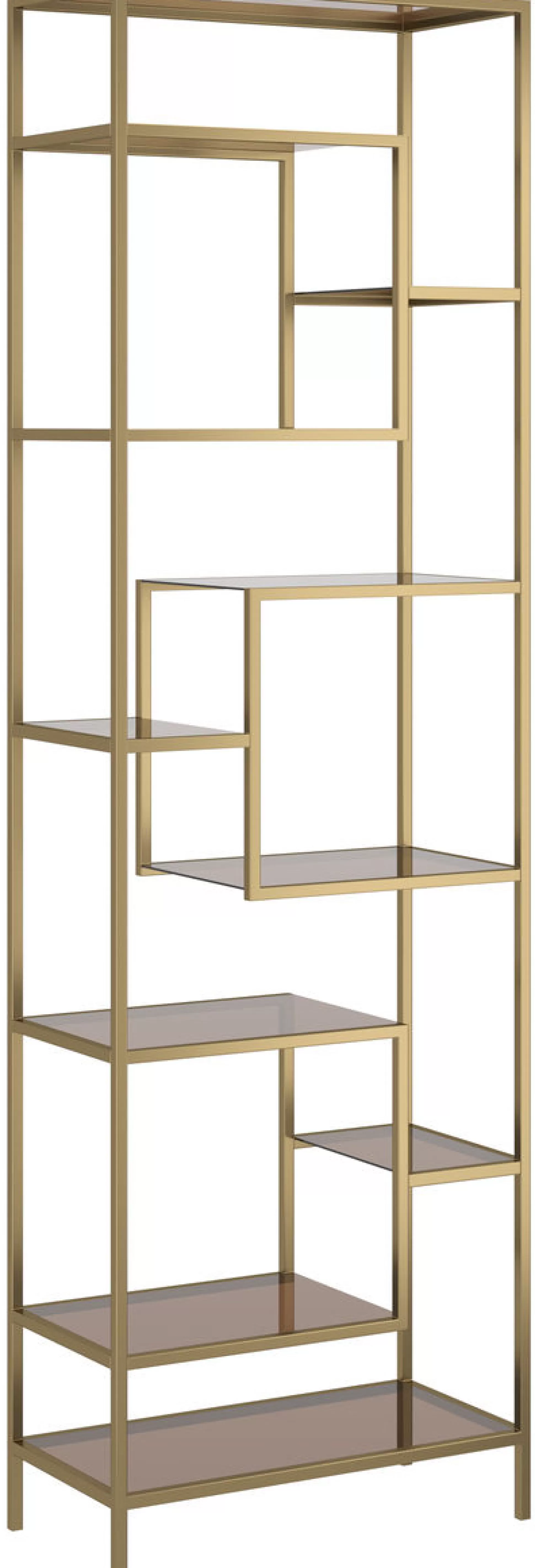 Shop Boekenkast Loft Goud 195X60Cm Wandrekken