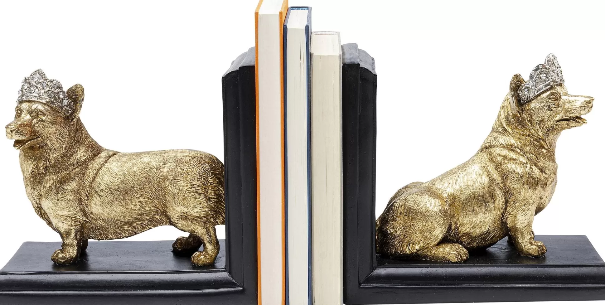 Cheap Boekensteun Royal Standing Corgi (2-Delig) Boekensteunen