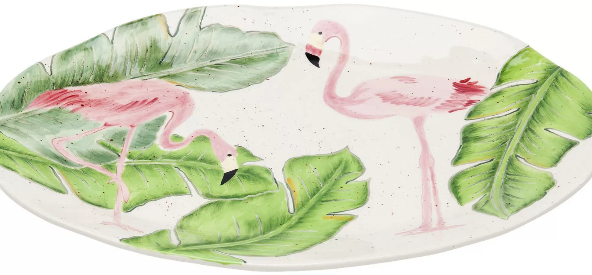 Discount Bord Flamingo Holidays Oval 40Cm Opbergers