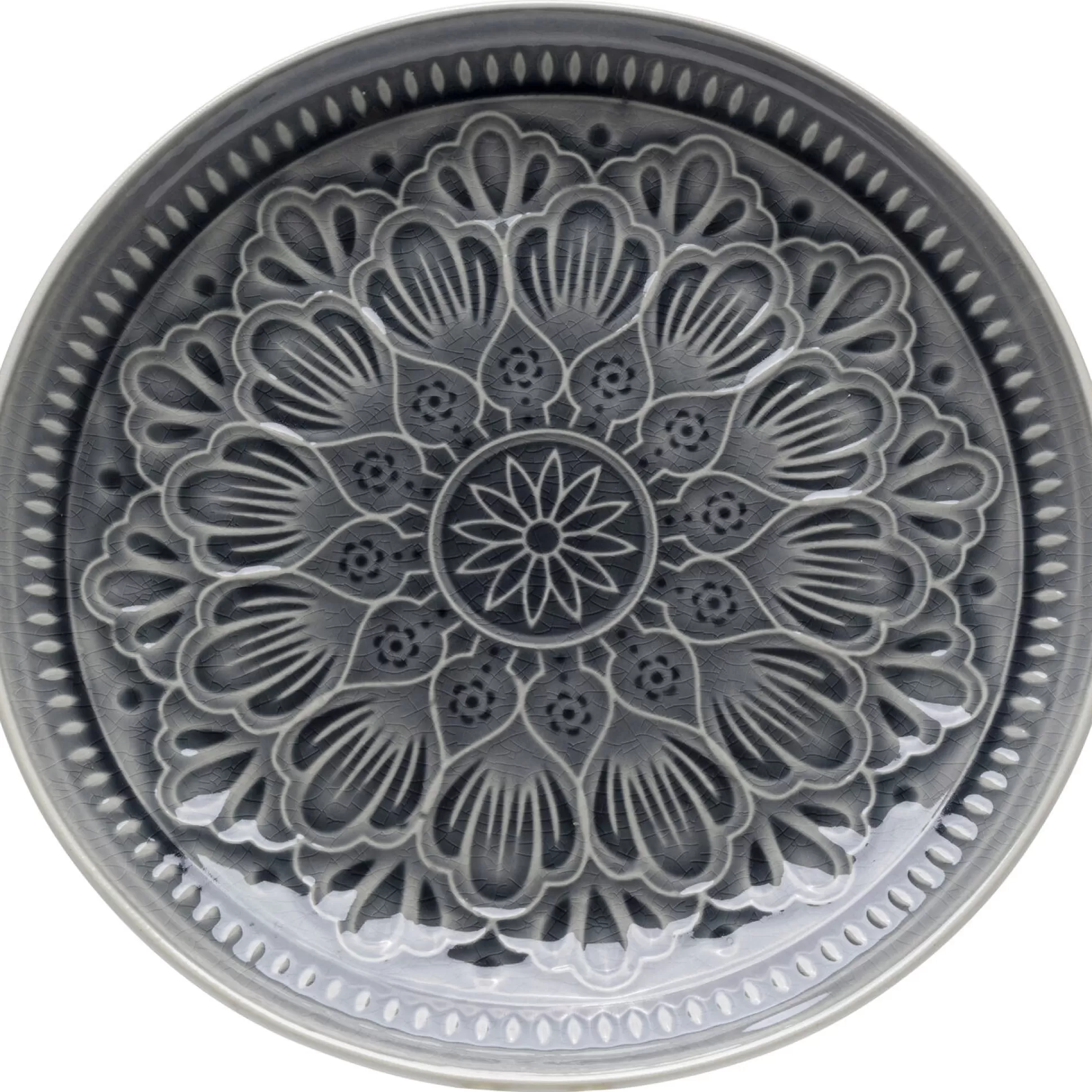 Shop Bord Sicilia Mandala Grijs O27Cm Borden