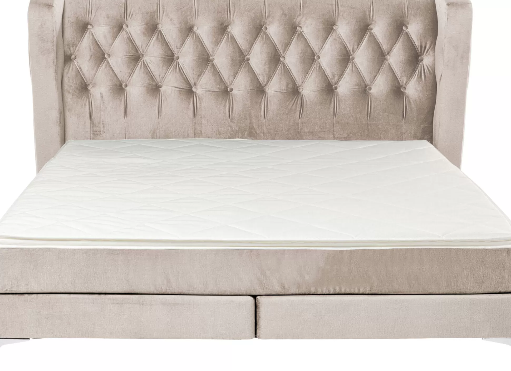 Hot Boxspringbed Benito Moon Cream 180X200Cm Bedden