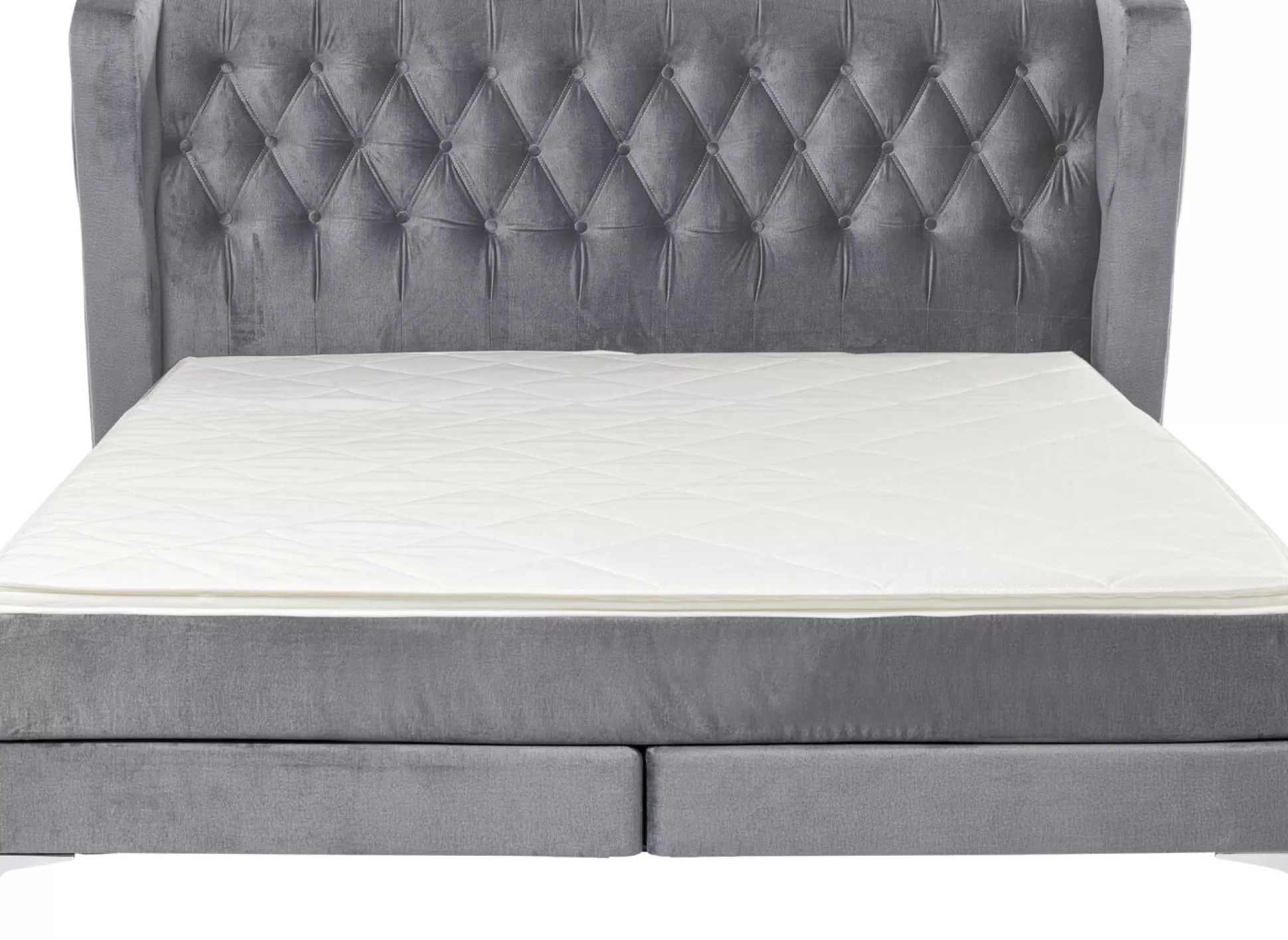 Online Boxspringbed Benito Moon Grey 160X200Cm Bedden