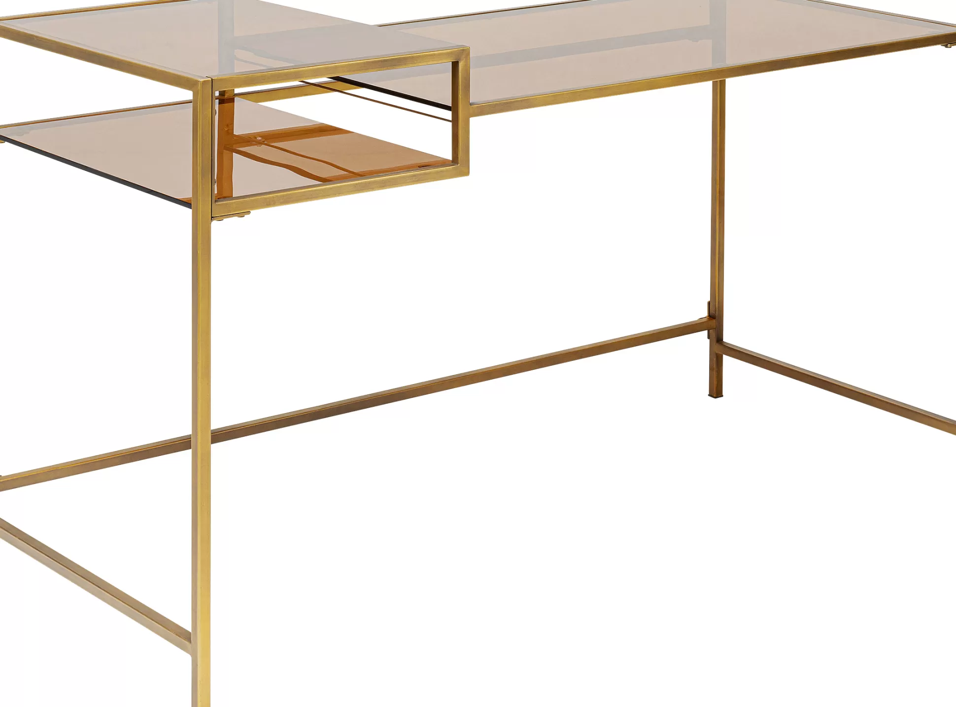 Shop Bureau Loft Gold 134X60Cm Bureaus