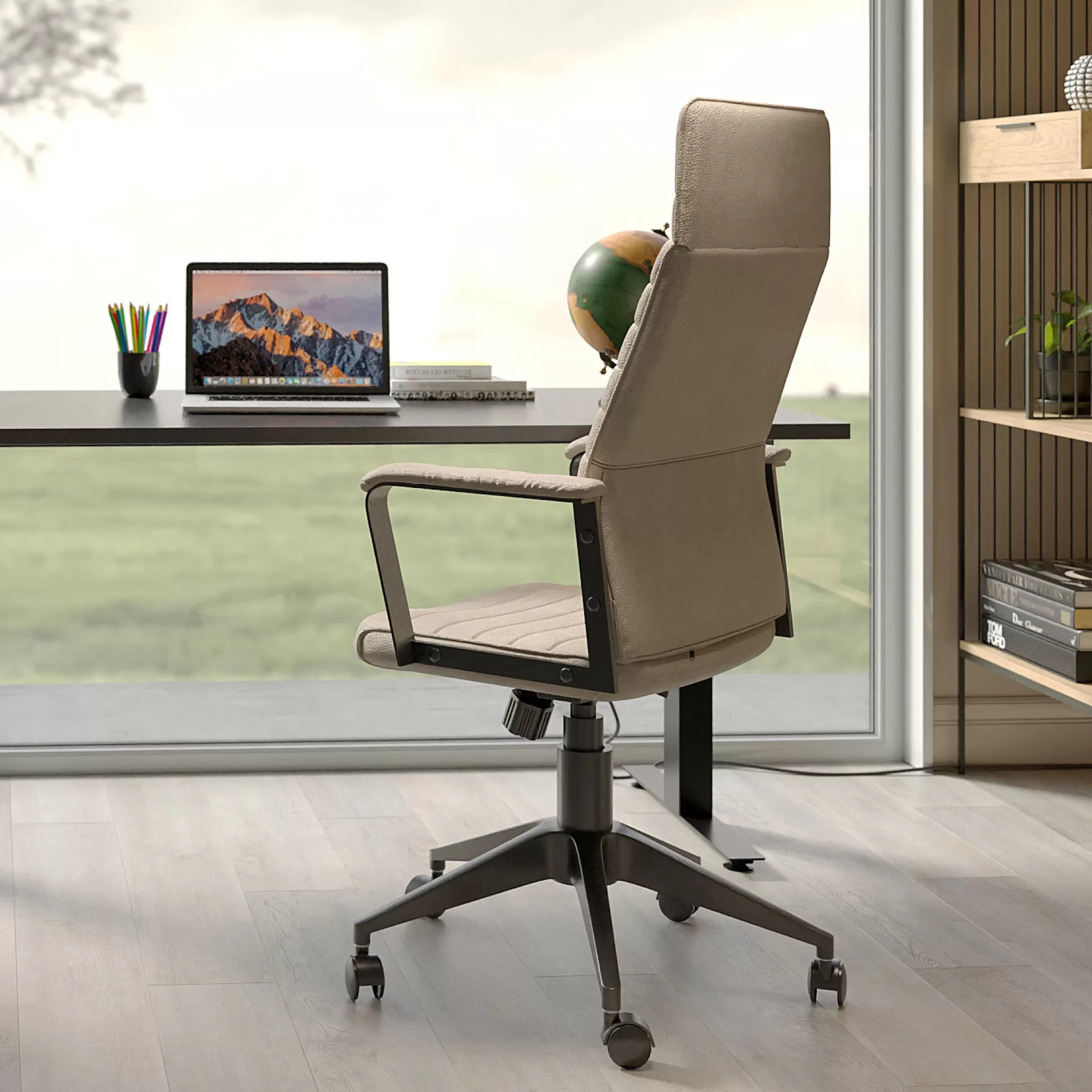 Flash Sale Bureaustoel Labora Hoog Pebble Bureaustoelen