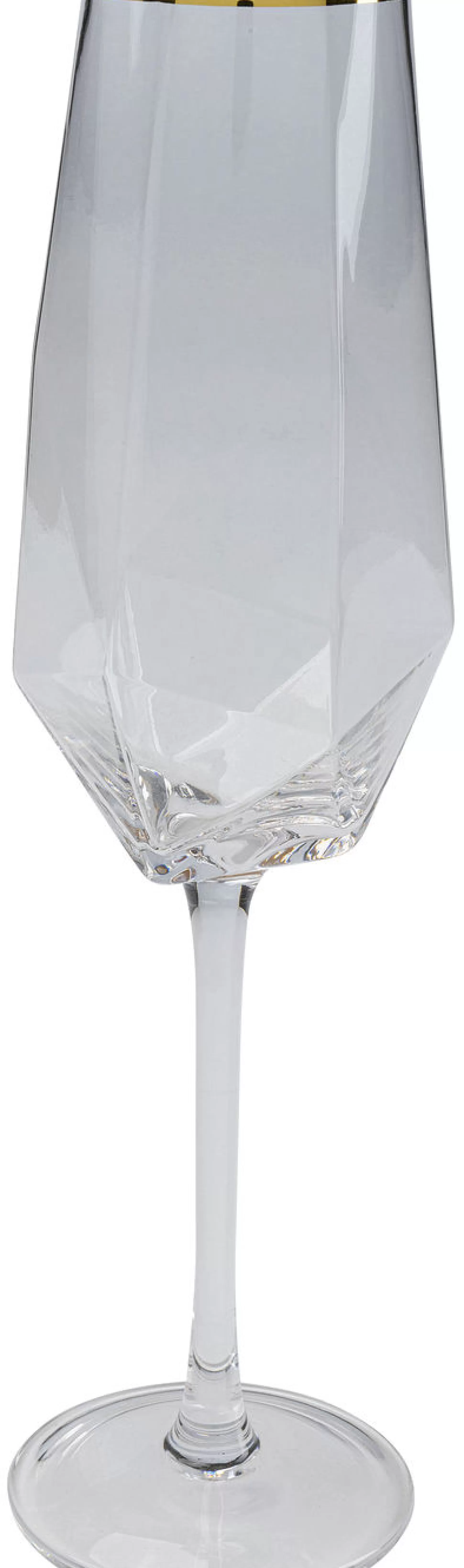 Online Champagneglas Diamond Gouden Rand Wijnglazen