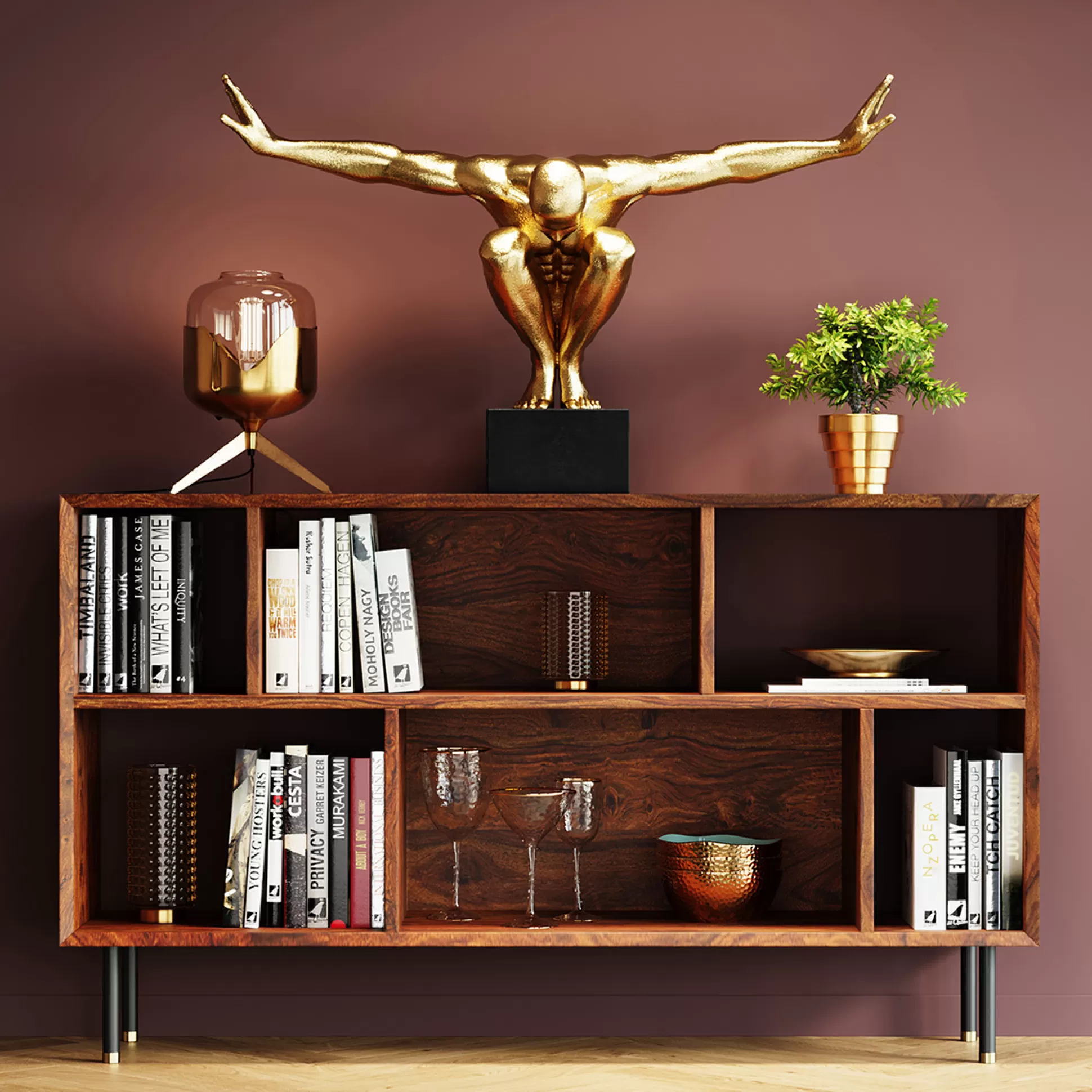 Cheap Decofiguur Atleet Xl Goud Decoratieve Beelden