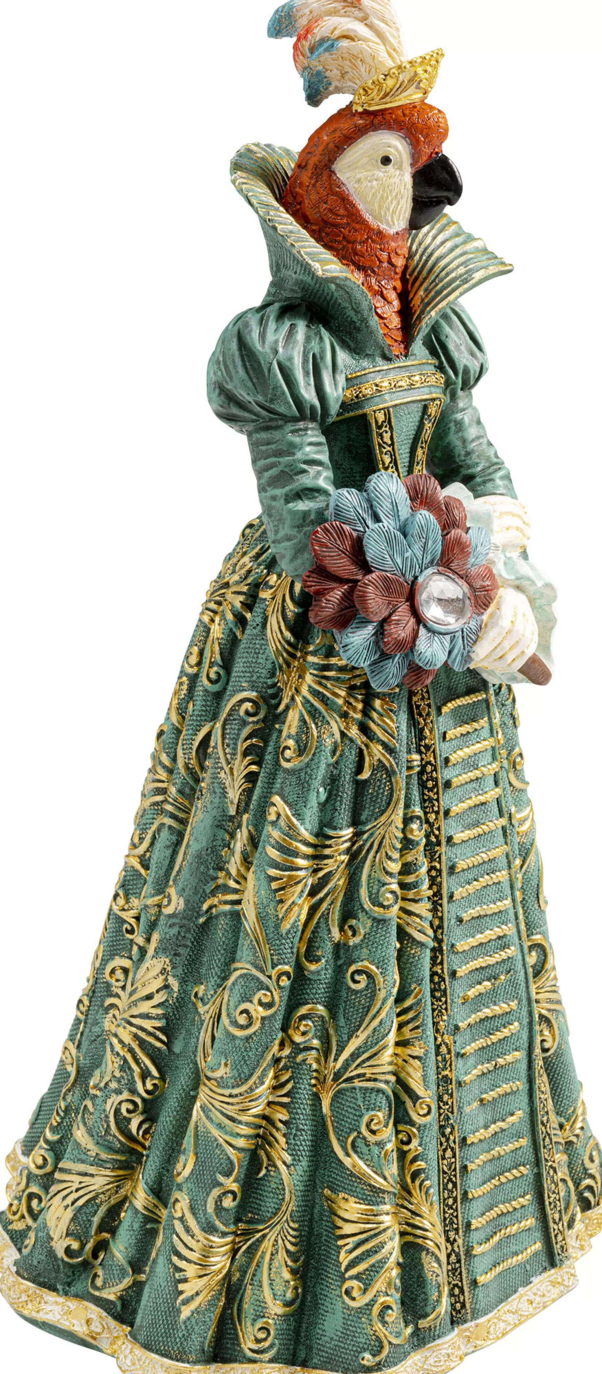 Store Decofiguur Bird Lady Parrot 32Cm Decoratieve Beelden