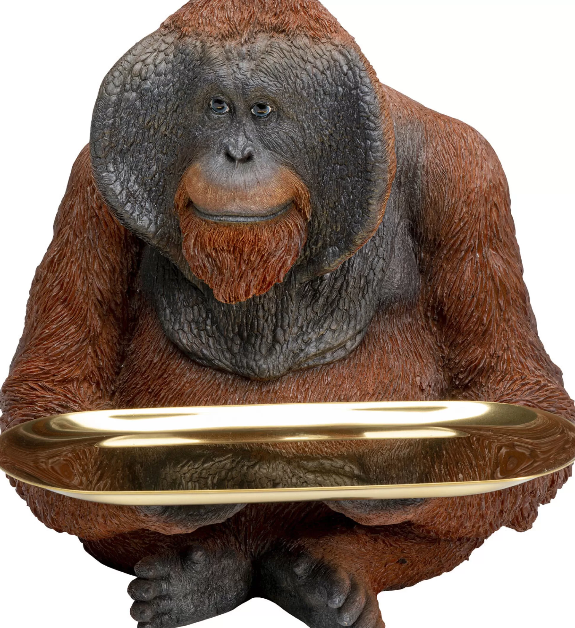 Hot Decofiguur Butler Orang Utan 41Cm Decoratieve Beelden