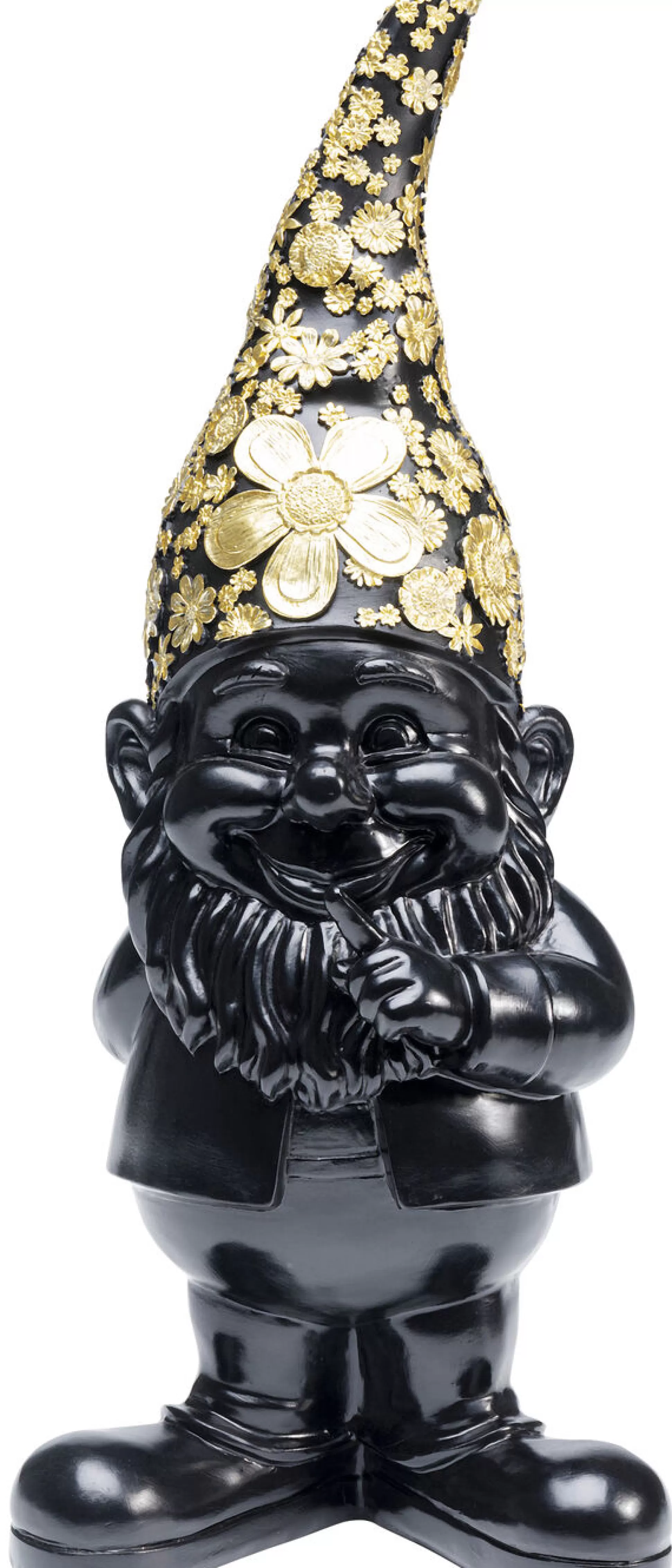 Shop Decofiguur Dwerg Staand Zwart Goud 46Cm Decoratieve Beelden