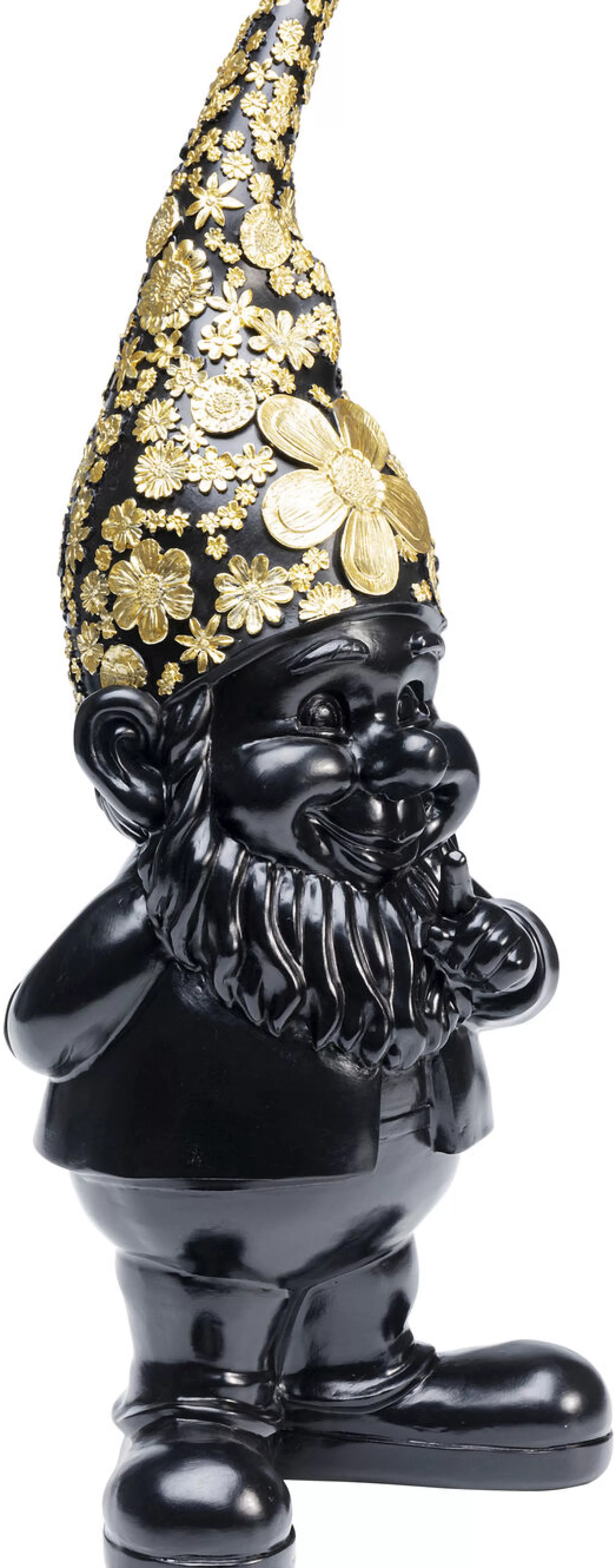 Shop Decofiguur Dwerg Staand Zwart Goud 46Cm Decoratieve Beelden