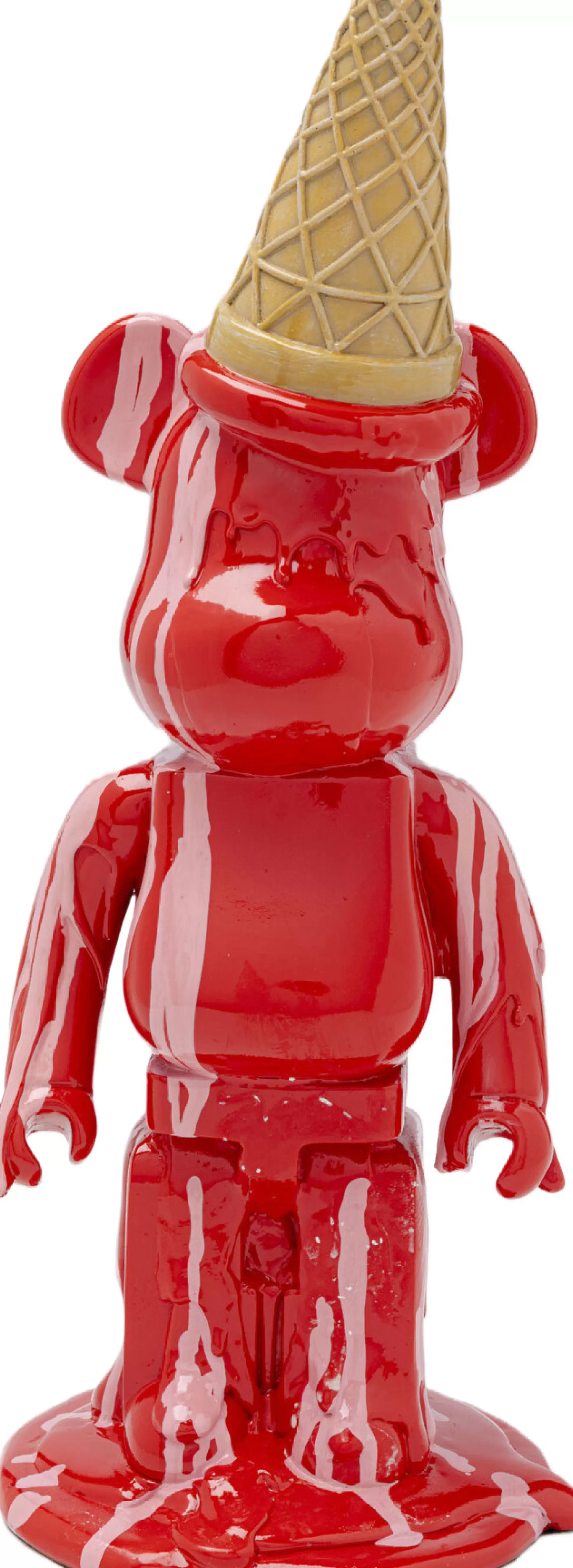 Best Decofiguur Gelato Bear Red 40Cm Decoratieve Beelden