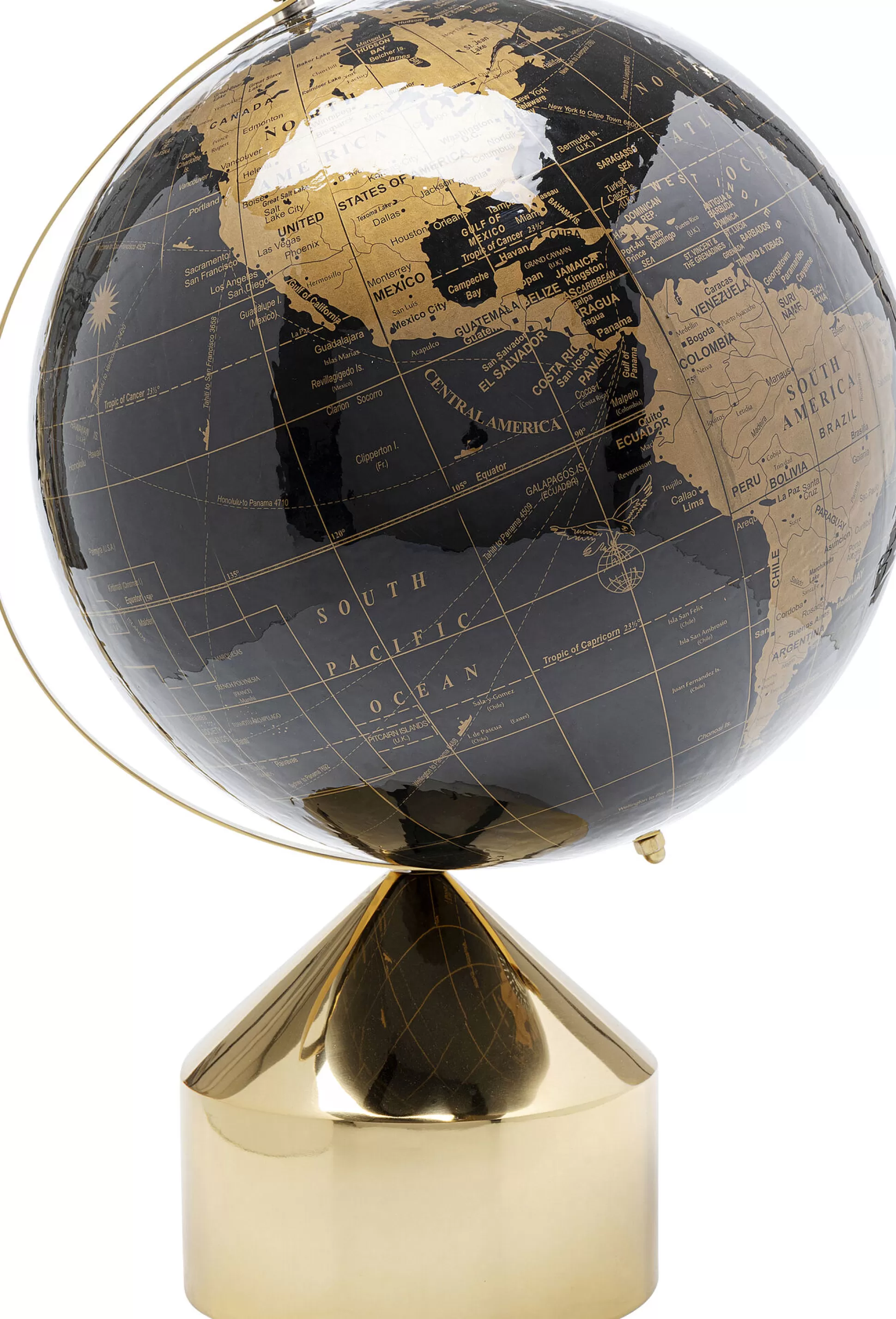 Flash Sale Decofiguur Globe Top Gold 47Cm Decoratieve Beelden