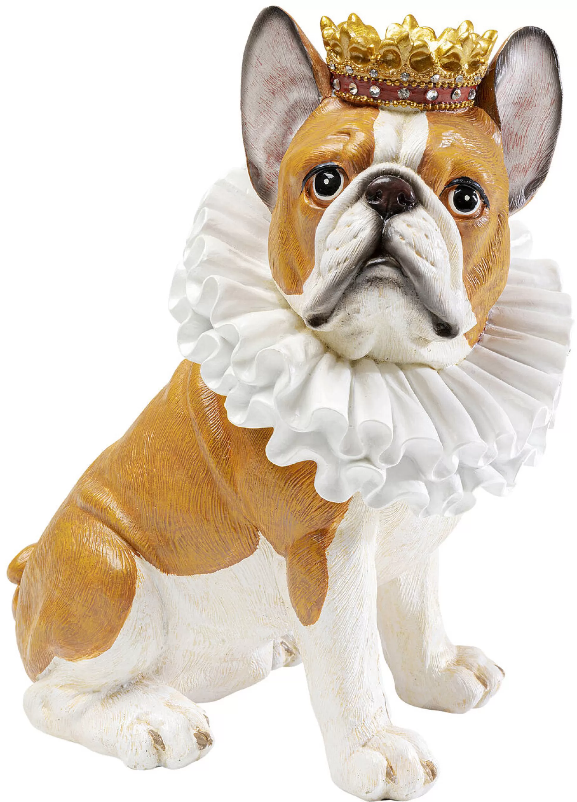 Outlet Decofiguur King Dog Brown 29Cm Decoratieve Beelden