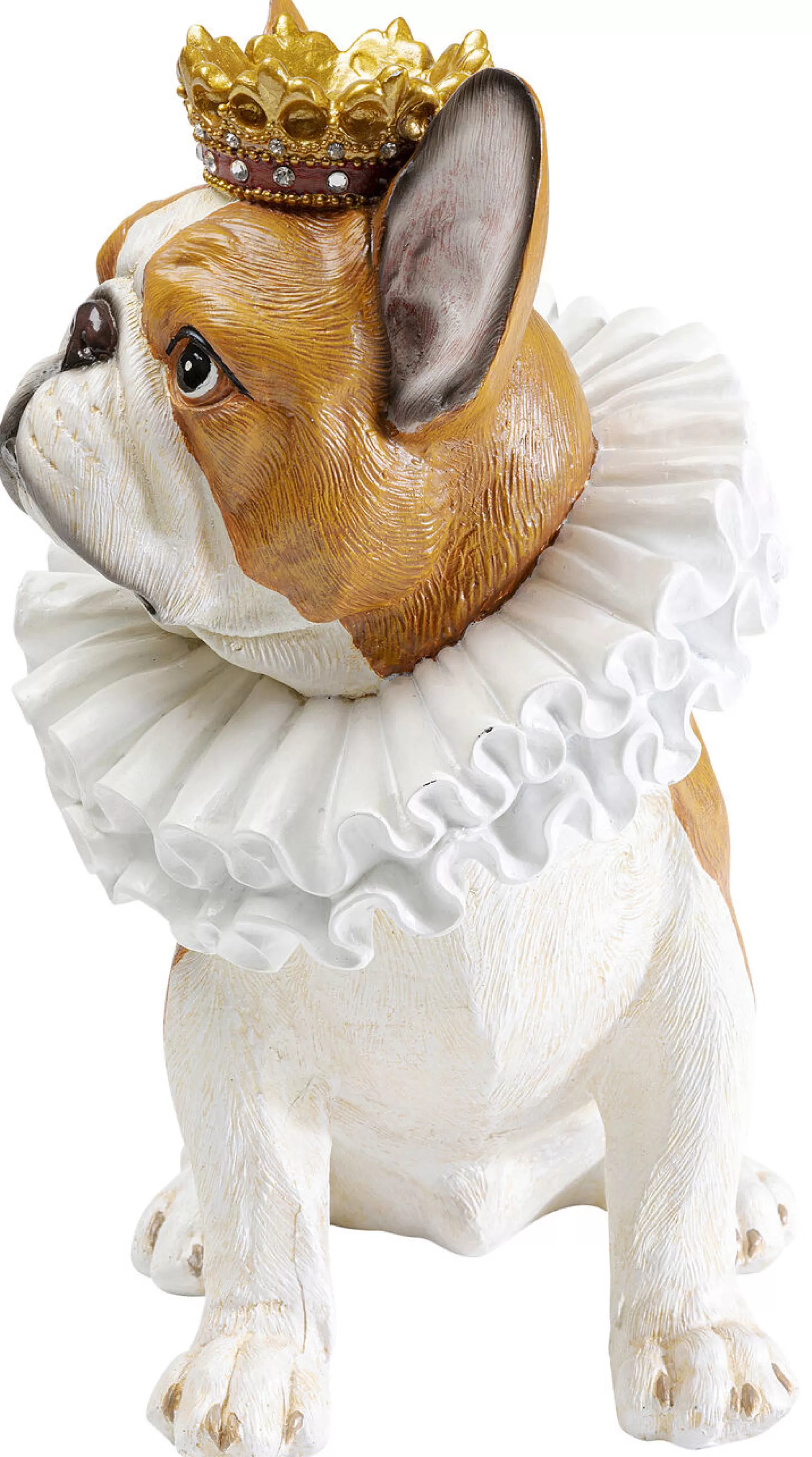 Outlet Decofiguur King Dog Brown 29Cm Decoratieve Beelden