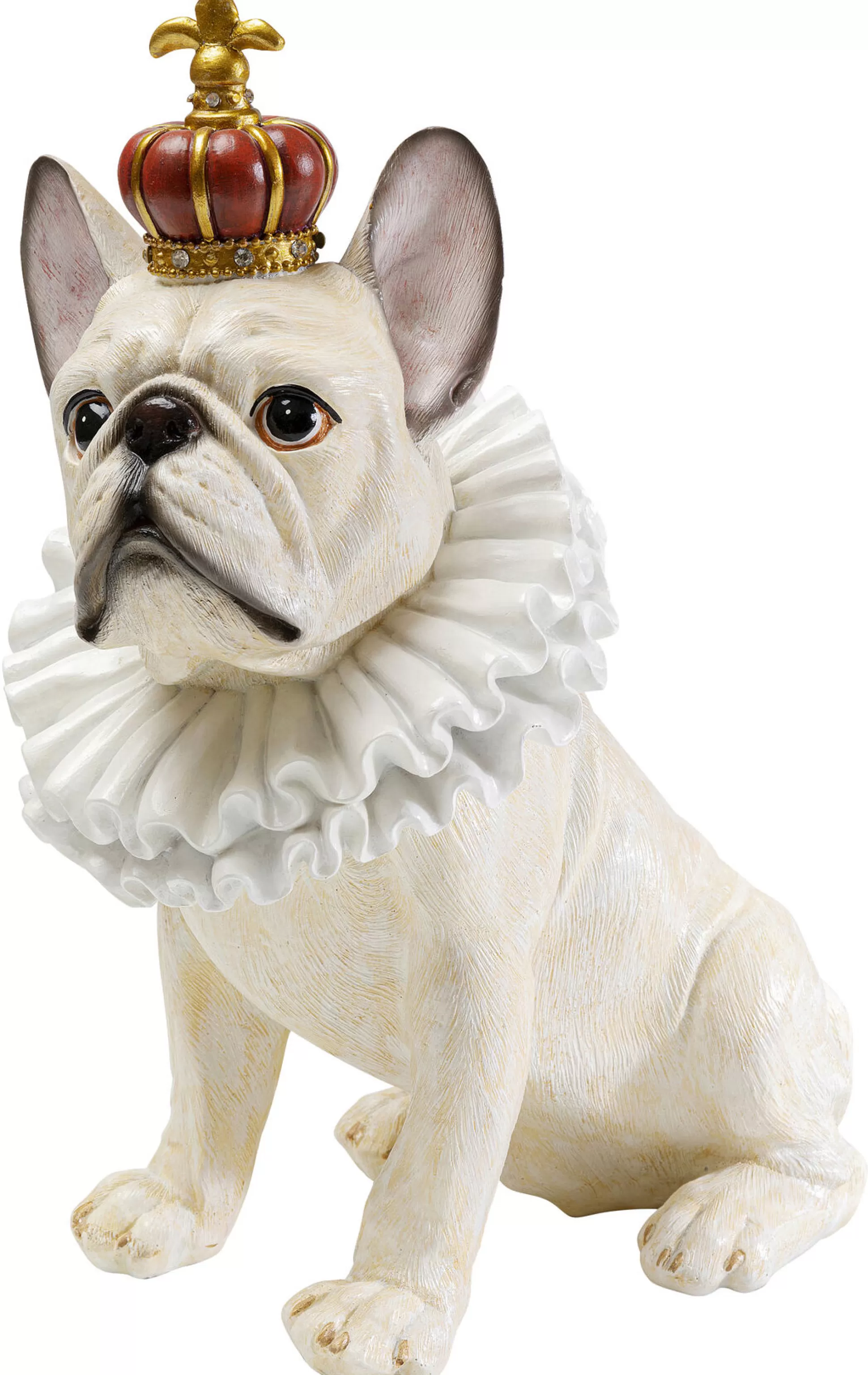 Cheap Decofiguur King Dog White 33Cm Decoratieve Beelden