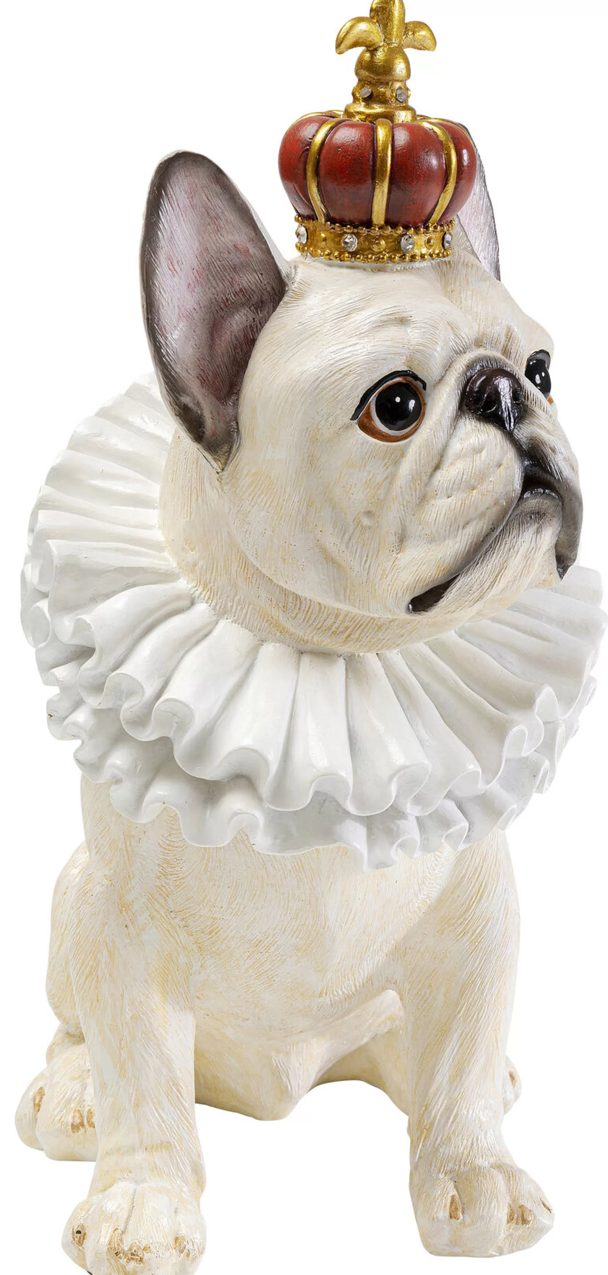 Cheap Decofiguur King Dog White 33Cm Decoratieve Beelden