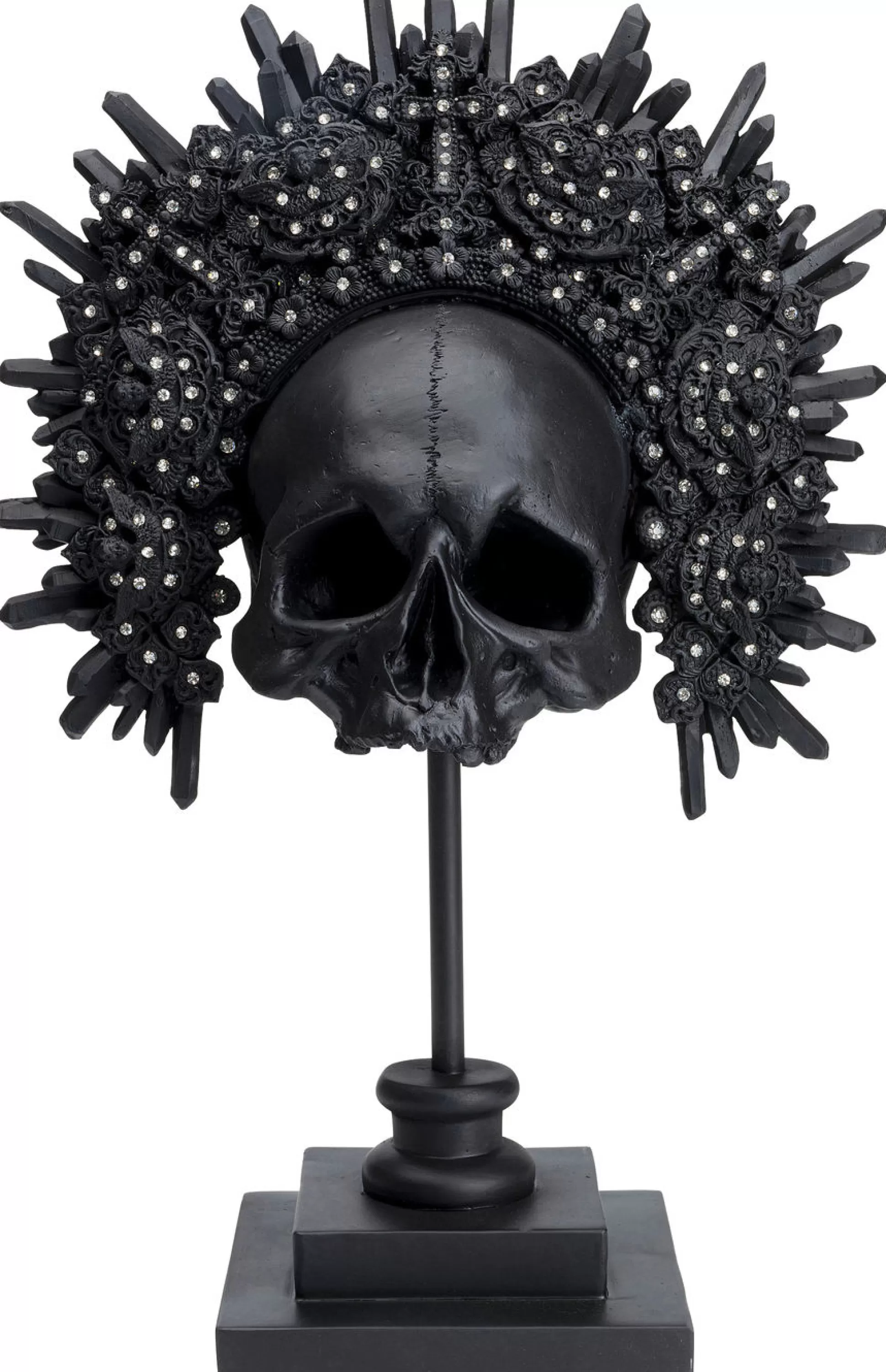 Shop Decofiguur King Skull Zwart Decoratieve Beelden