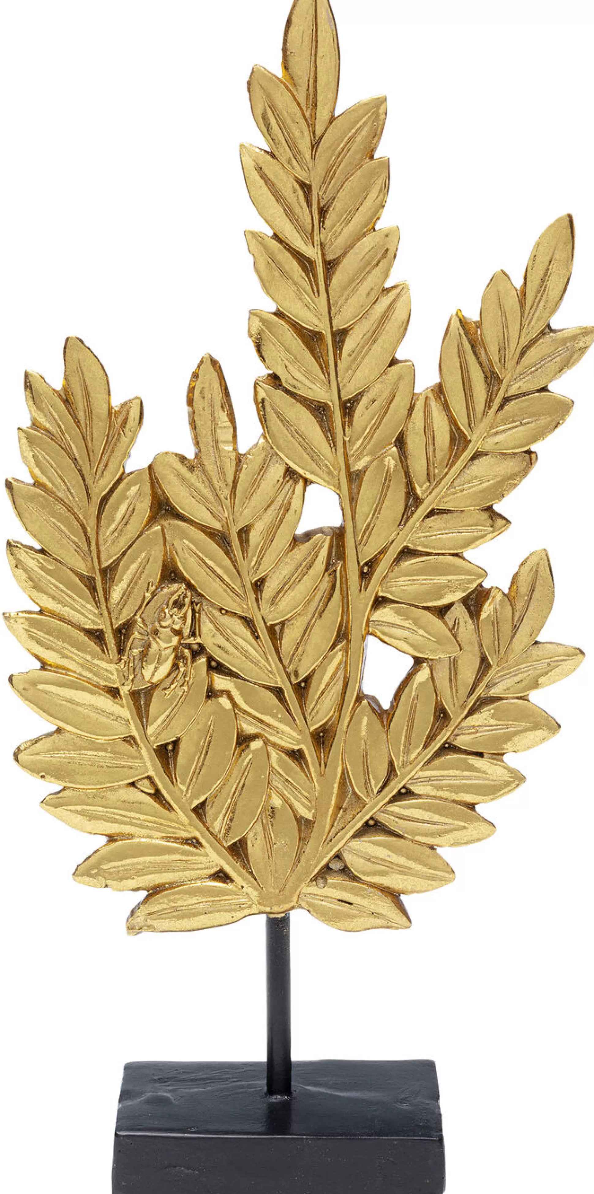 Hot Decofiguur Leaves Goud 14Cm Decoratieve Beelden