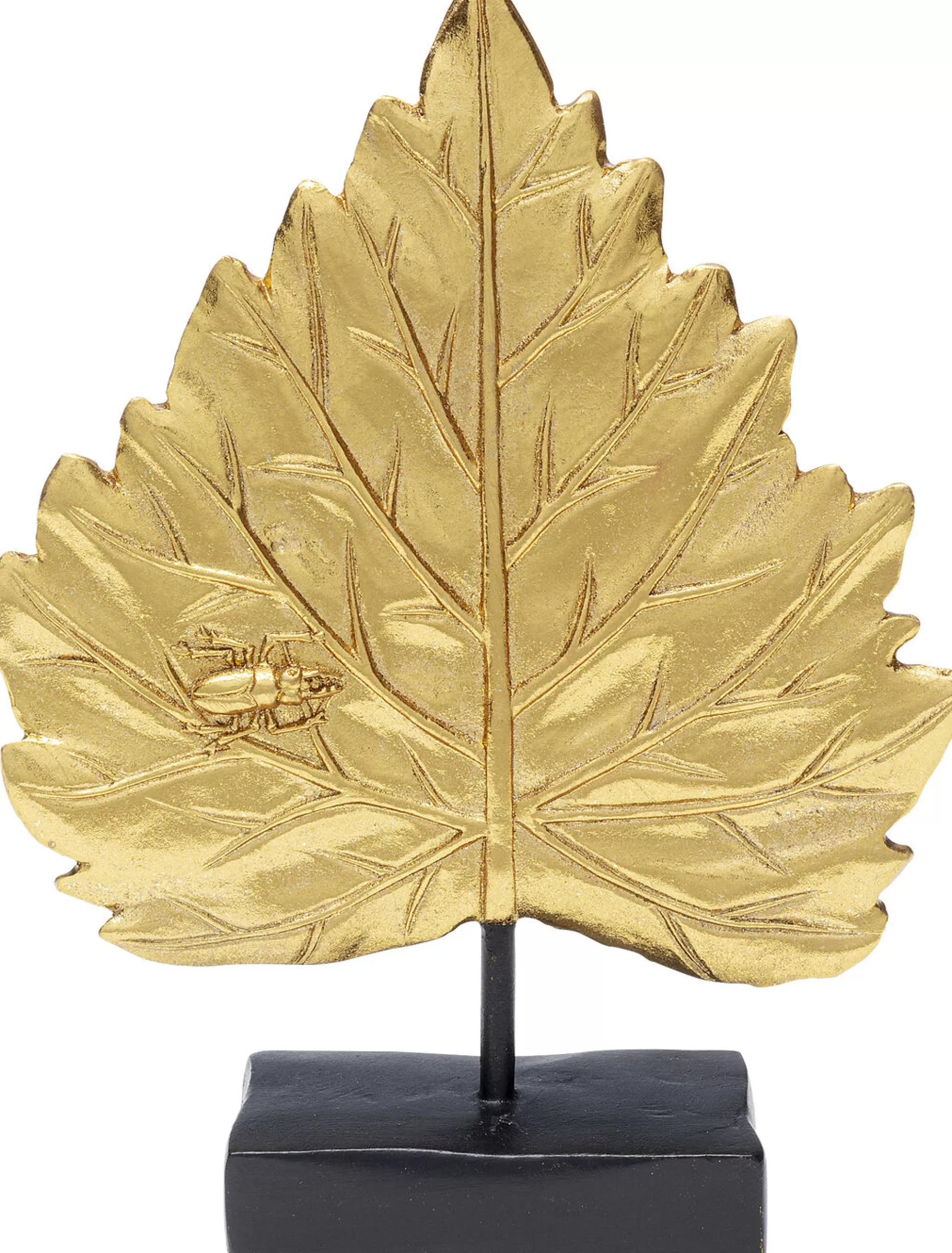 Outlet Decofiguur Leaves Goud 16,5Cm Decoratieve Beelden