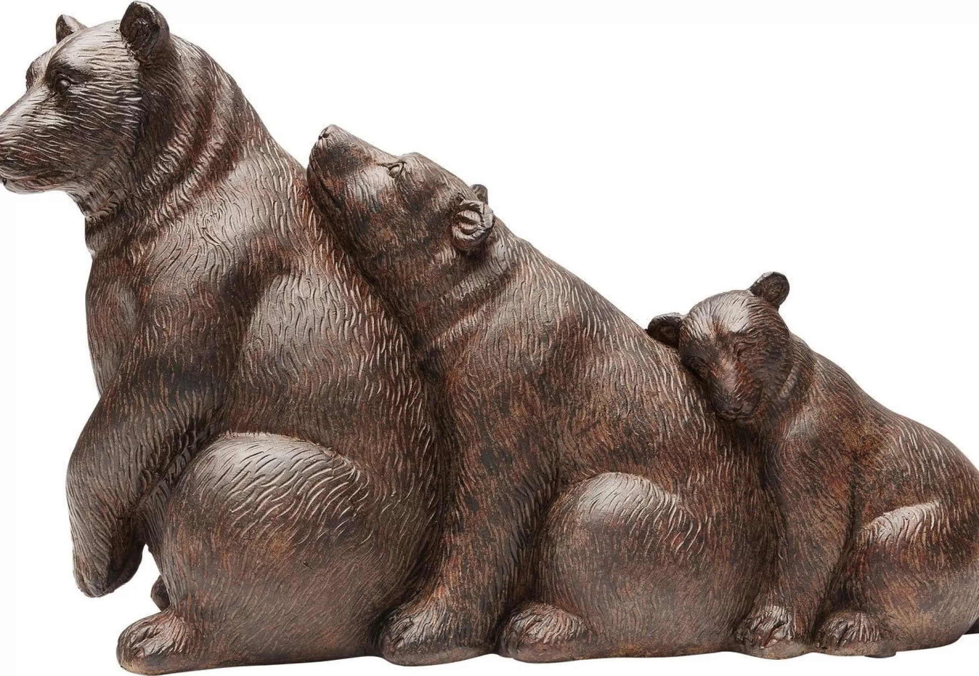 Sale Decofiguur Relaxed Bear Family Decoratieve Beelden