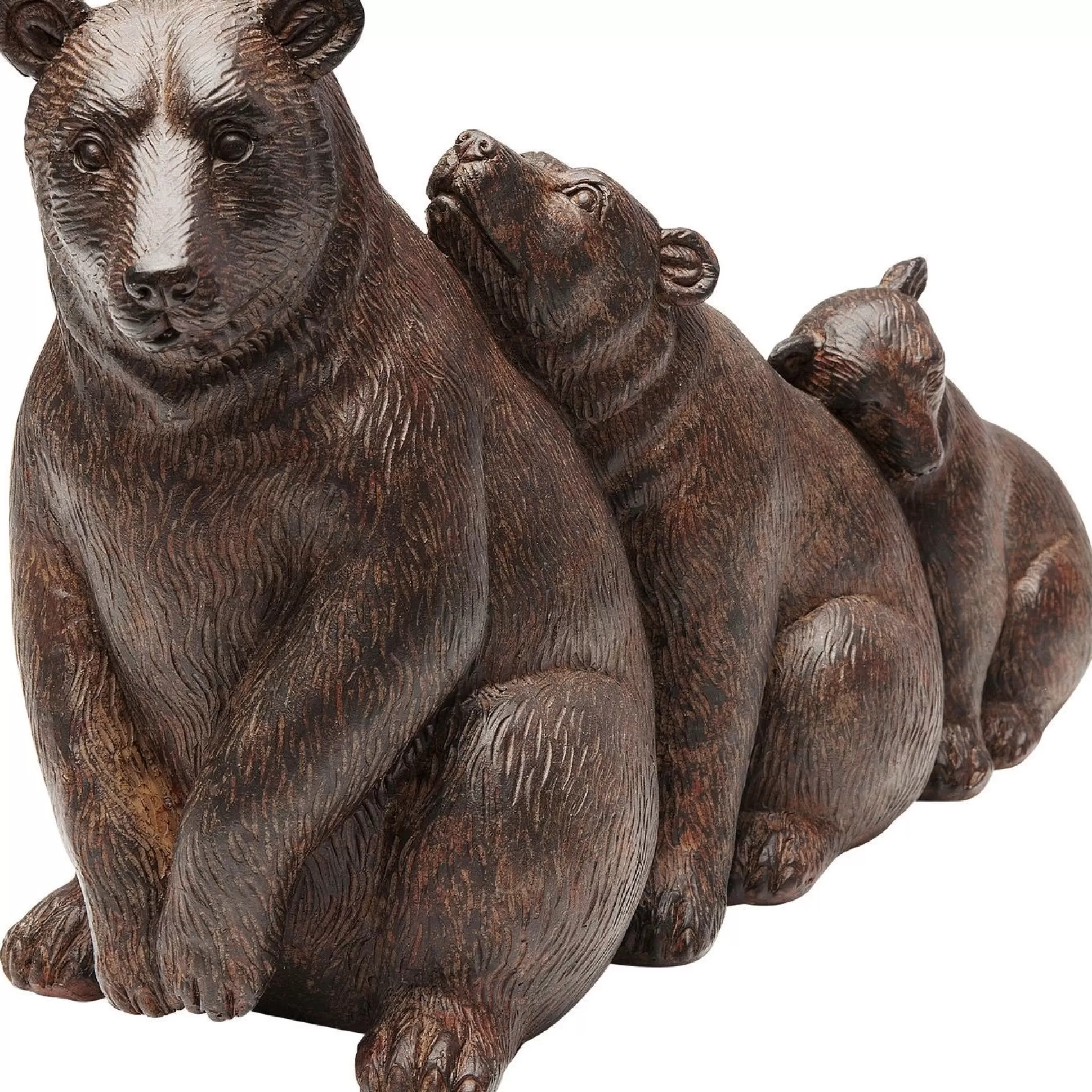 Sale Decofiguur Relaxed Bear Family Decoratieve Beelden