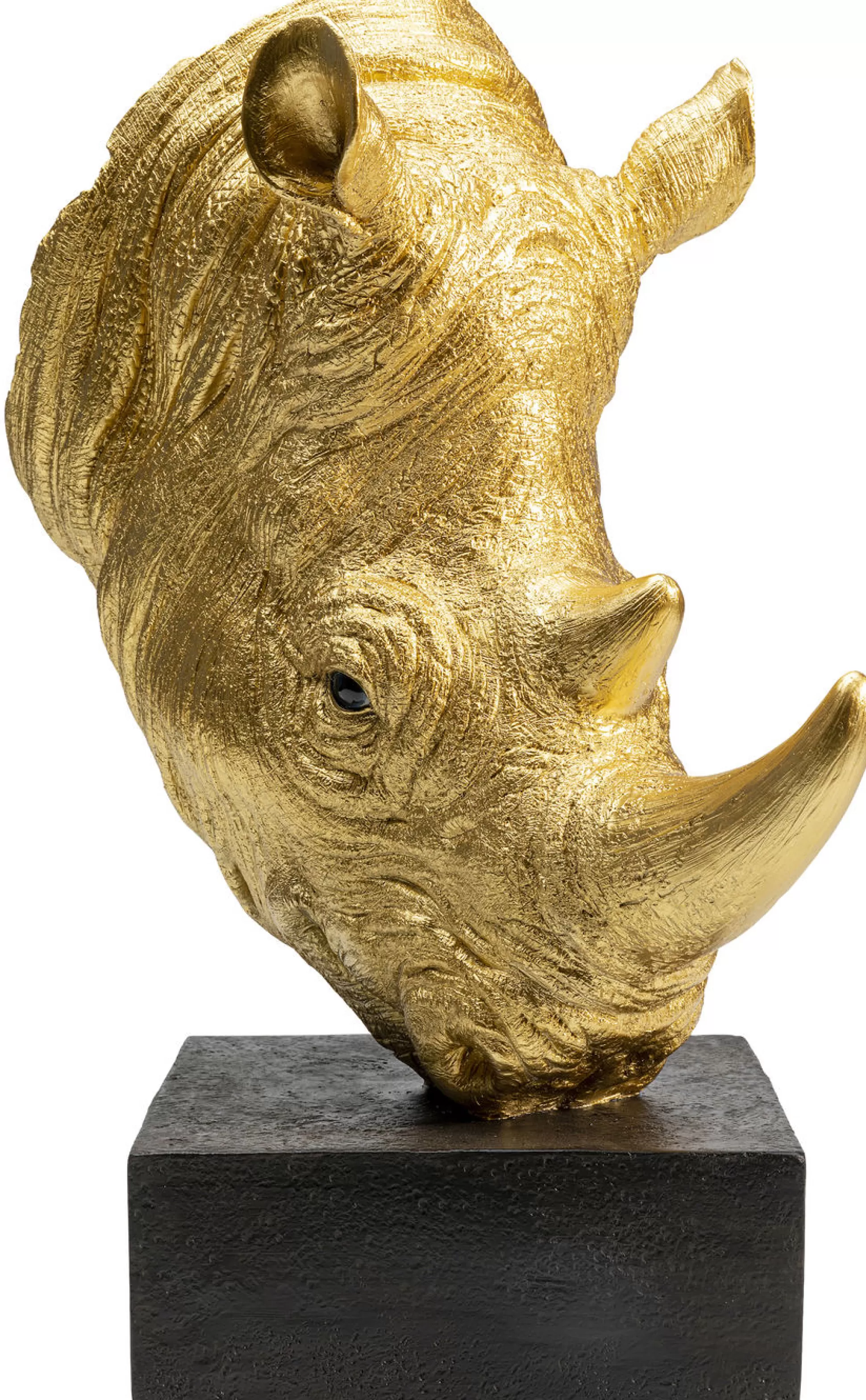 Best Sale Decofiguur Rhino Goud Decoratieve Beelden