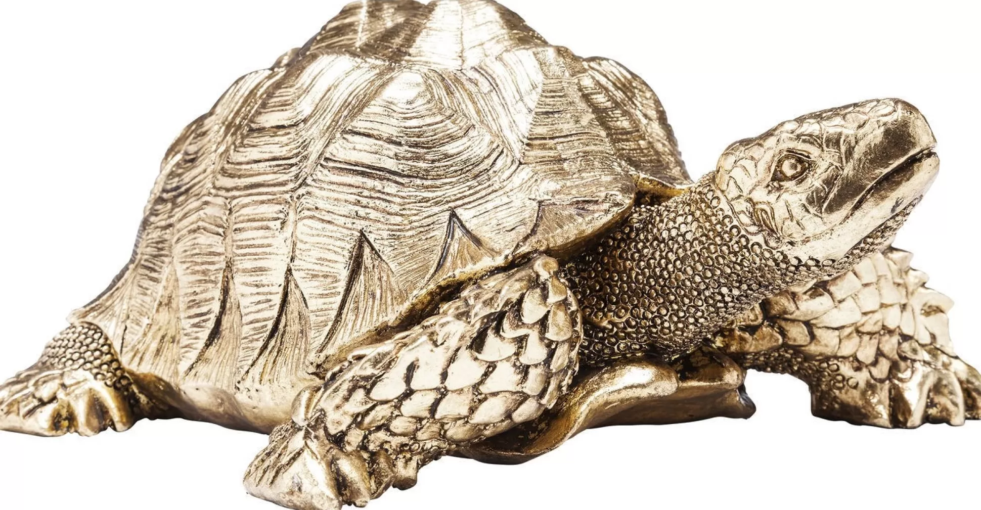 New Decofiguur Schildpad Goud Klein Decoratieve Beelden