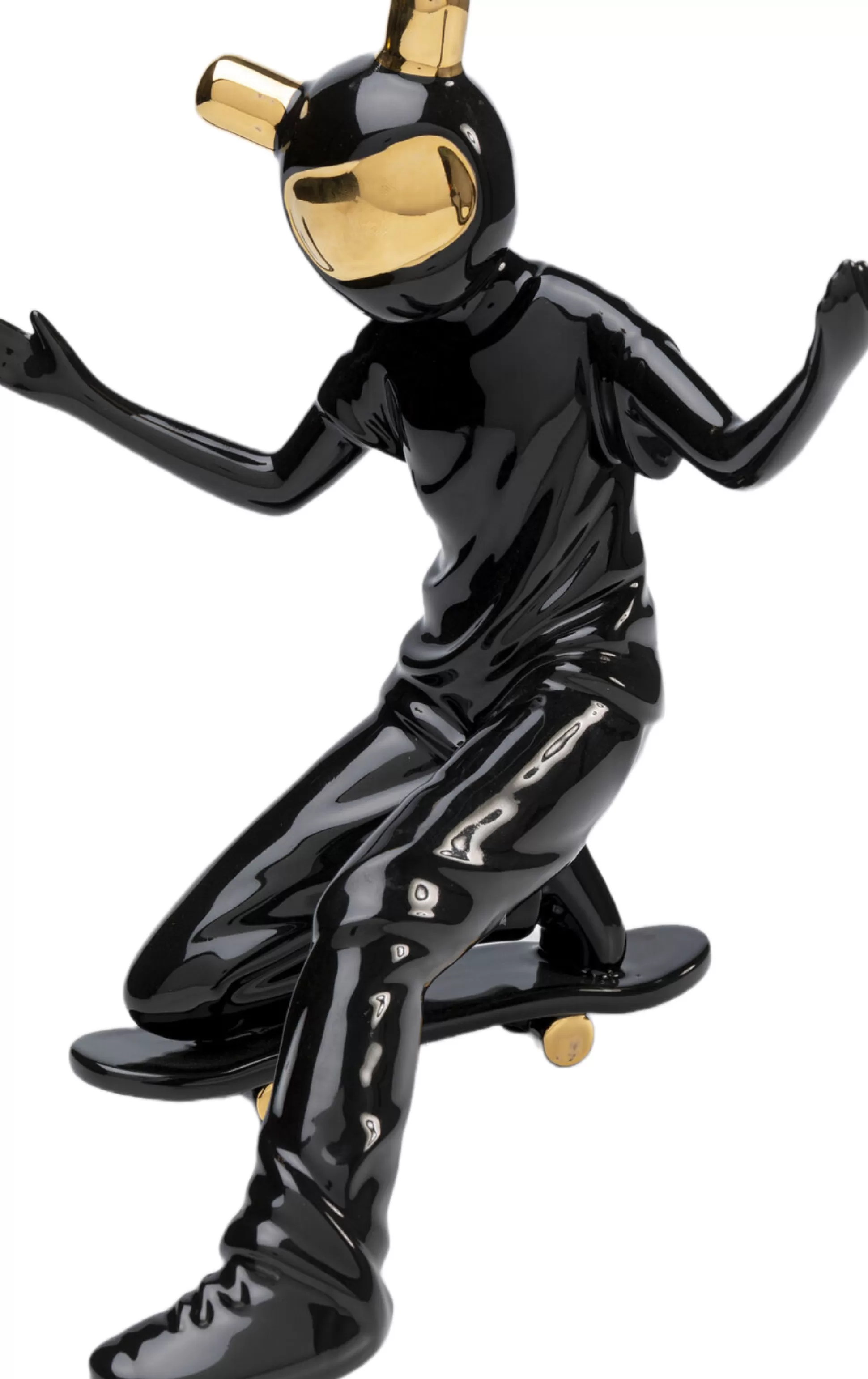 Best Decofiguur Skating Astronaut Black 21Cm Decoratieve Beelden