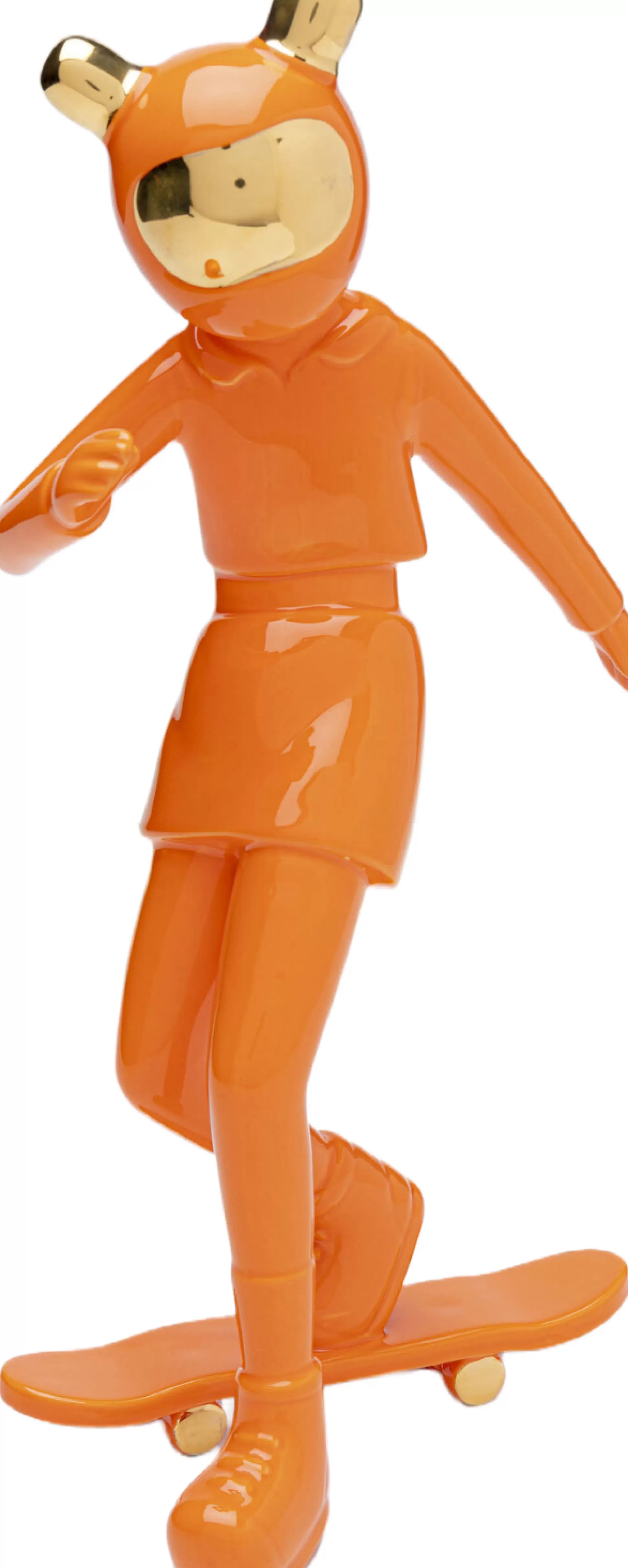 Flash Sale Decofiguur Skating Astronaut Orange 33Cm Decoratieve Beelden