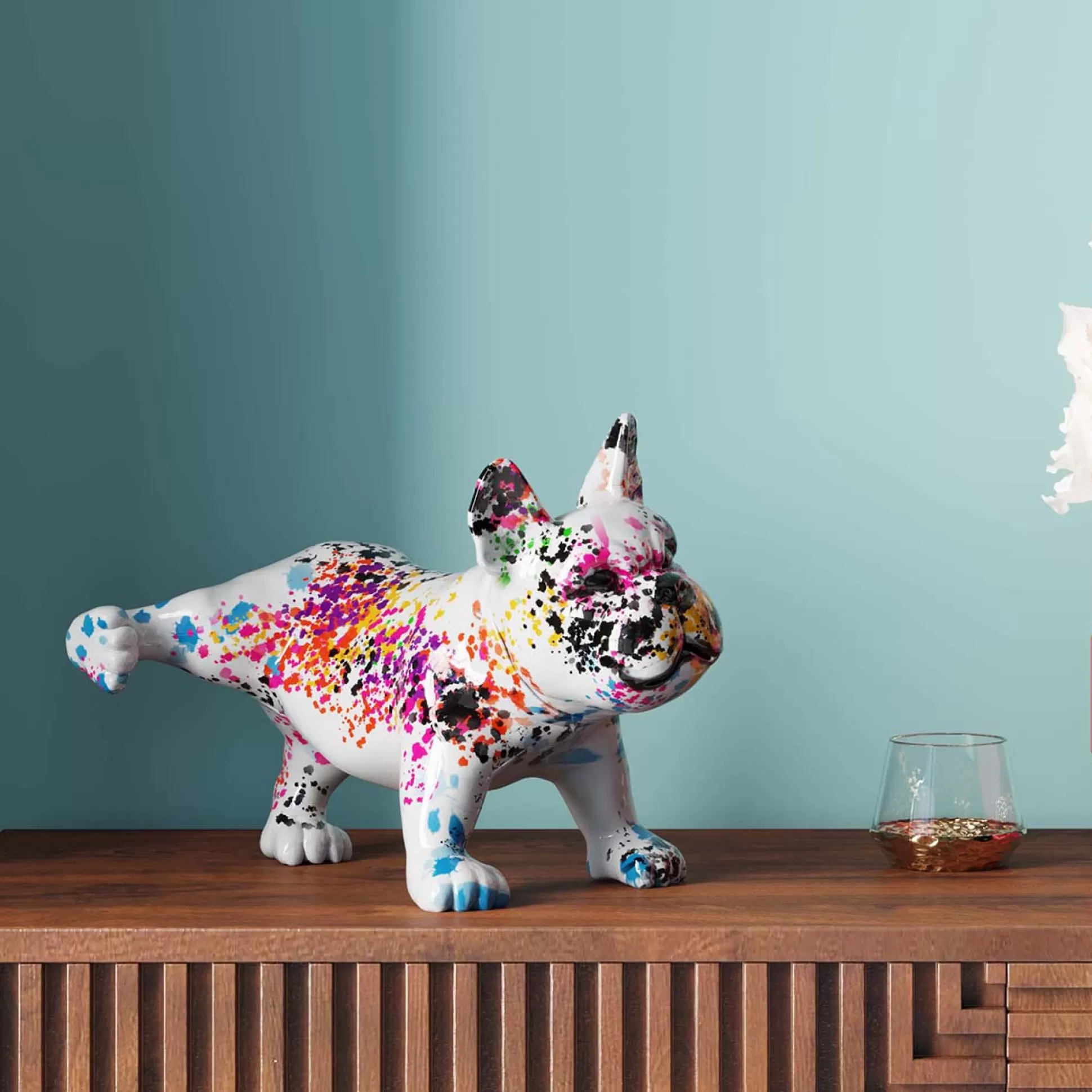 Cheap Decofiguur Splash Bulldog 32Cm Decoratieve Beelden