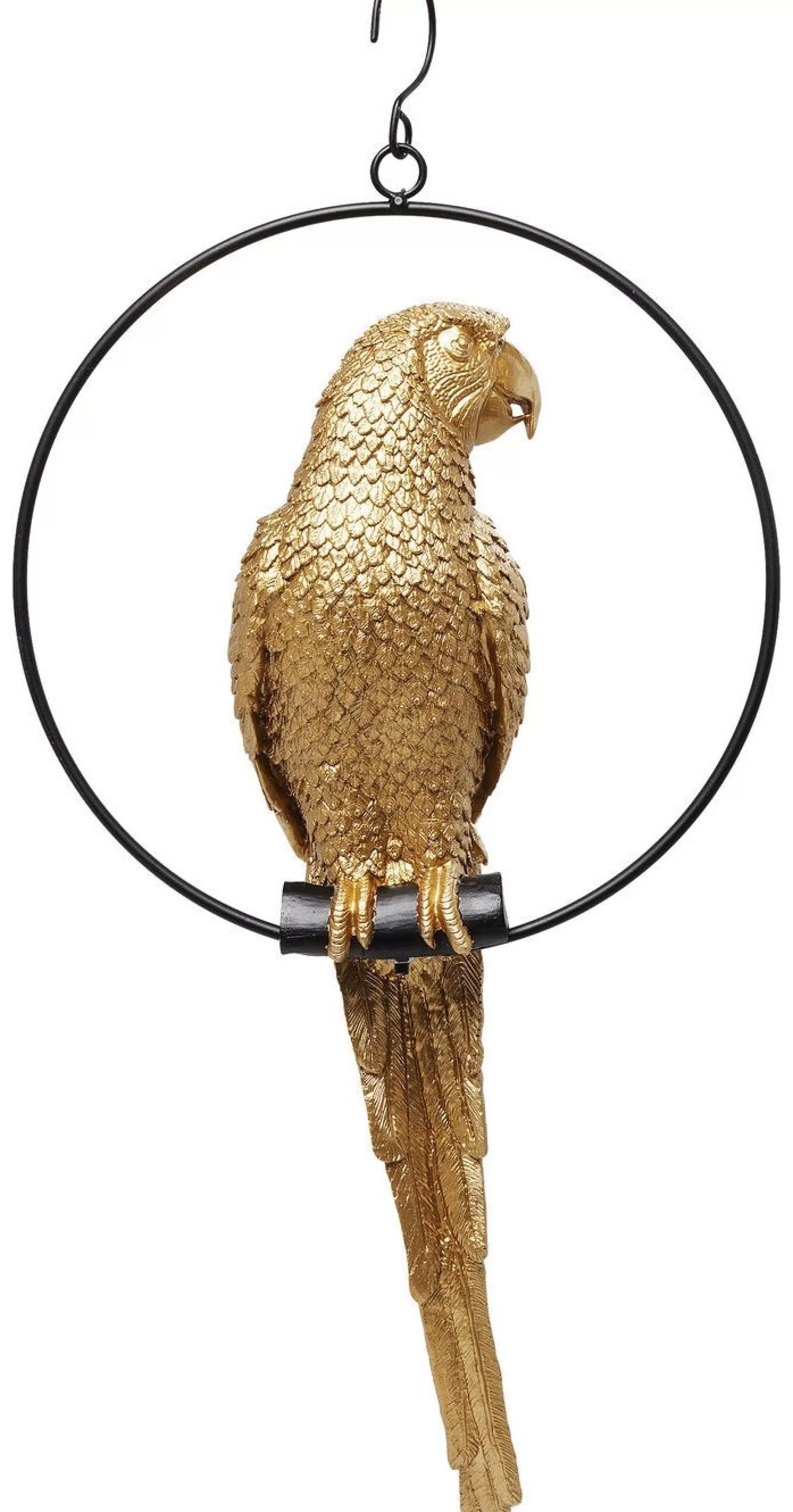 Cheap Decofiguur Swinging Parrot Goud Hangende Decoraties