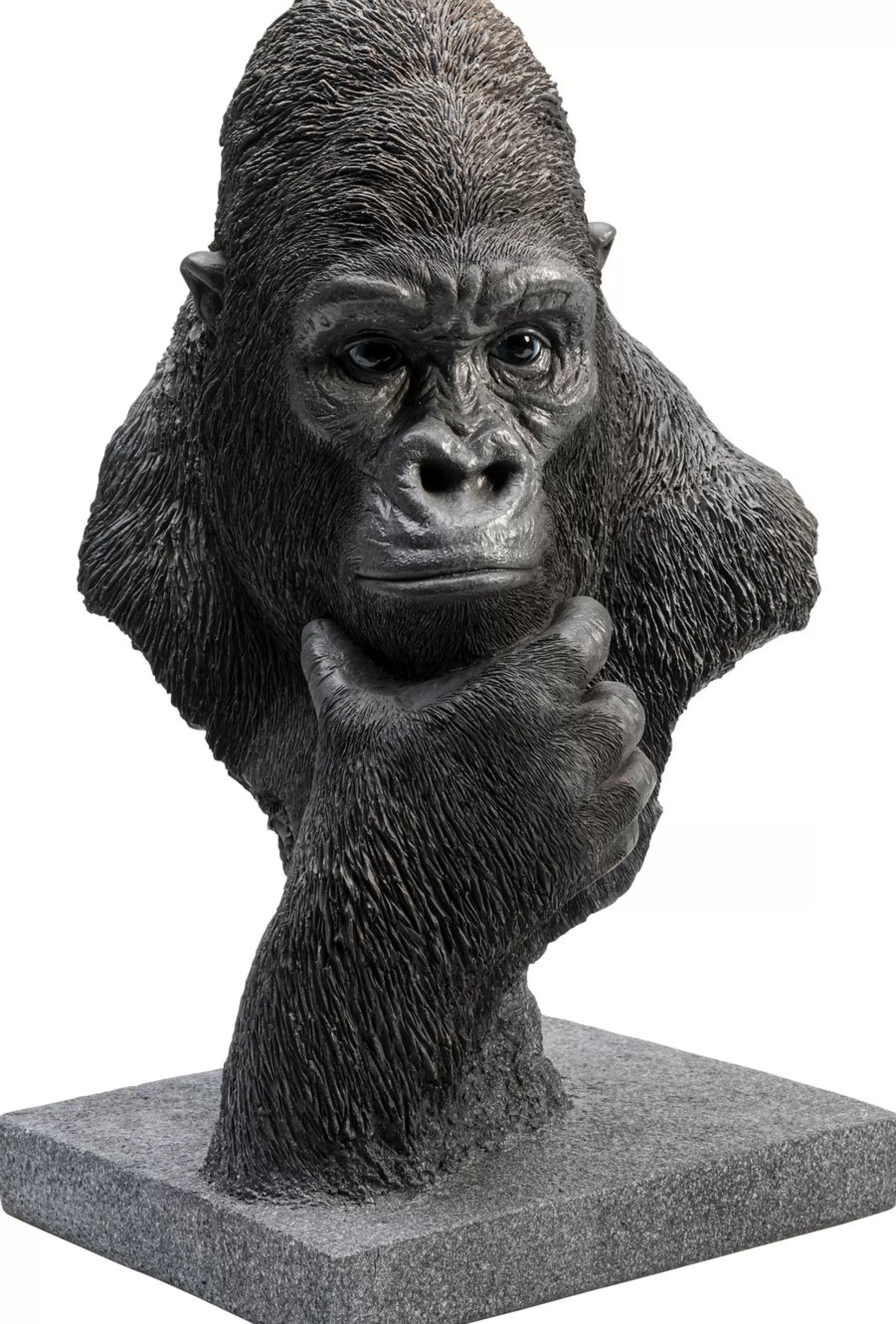 Store Decofiguur Thinking Gorilla Head Decoratieve Beelden