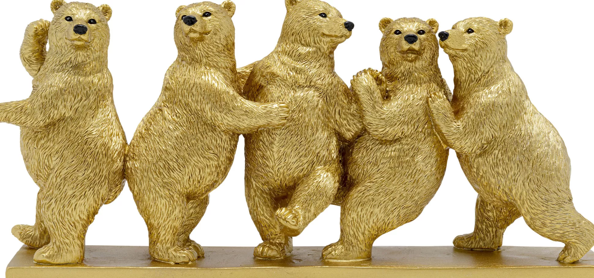 Clearance Decofiguur Tipsy Dancing Bears 14Cm Decoratieve Beelden