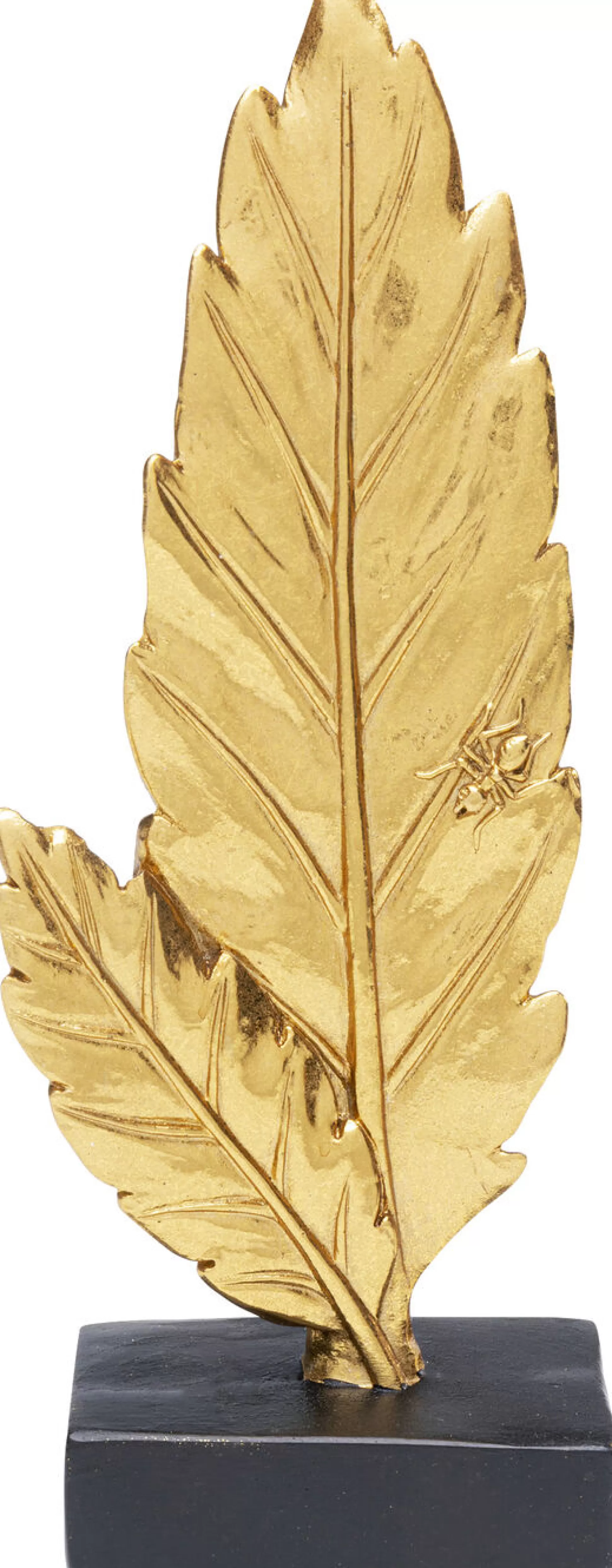 Discount Decofiguur Two Leaves Goud 8,7Cm Decoratieve Beelden