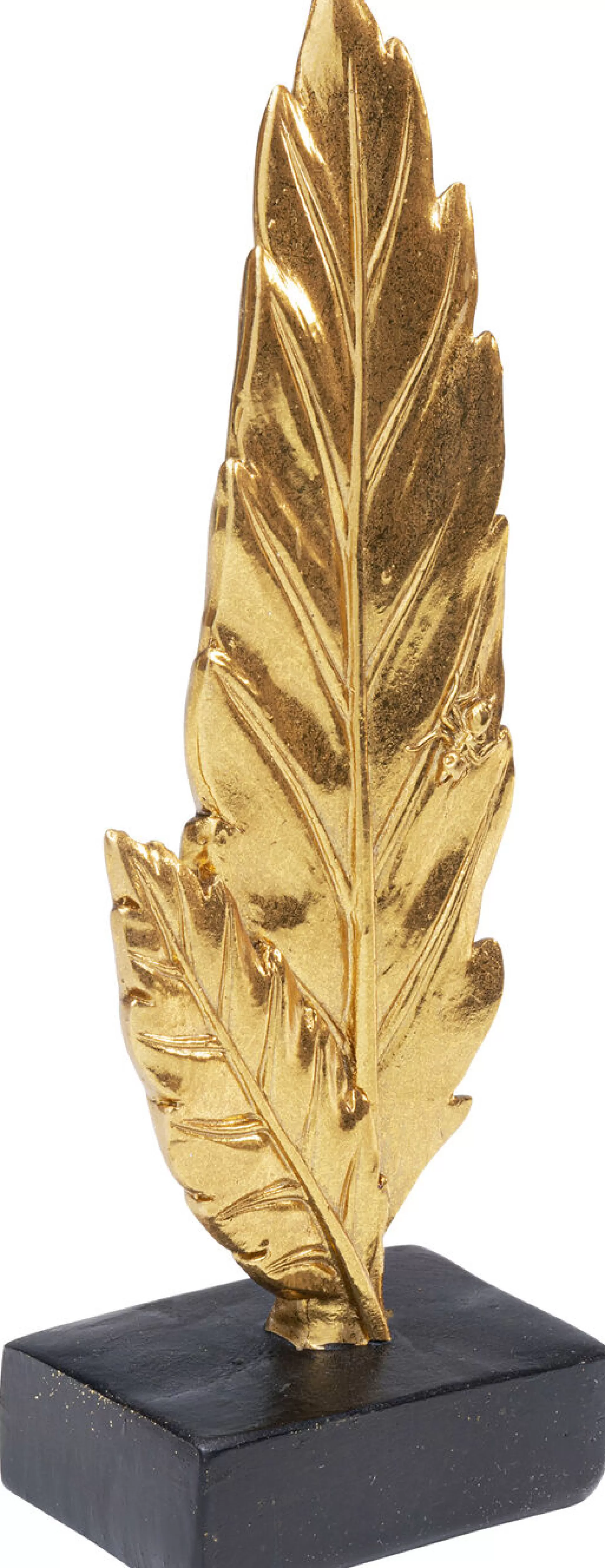 Discount Decofiguur Two Leaves Goud 8,7Cm Decoratieve Beelden