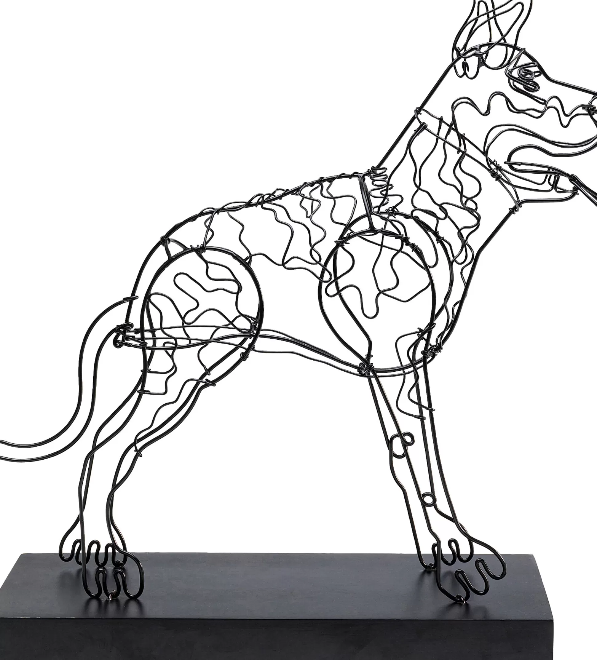 Shop Decofiguur Wire Attack Dog 36Cm Decoratieve Beelden