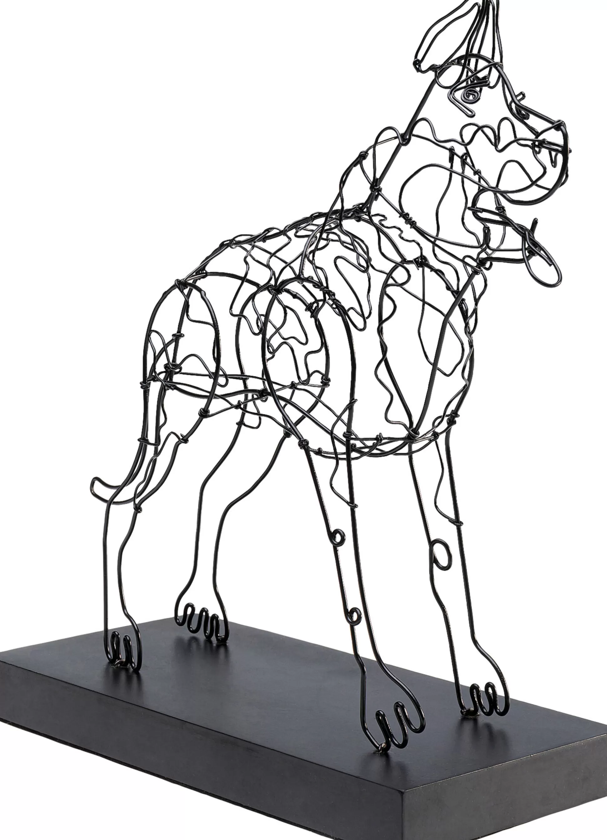 Shop Decofiguur Wire Attack Dog 36Cm Decoratieve Beelden